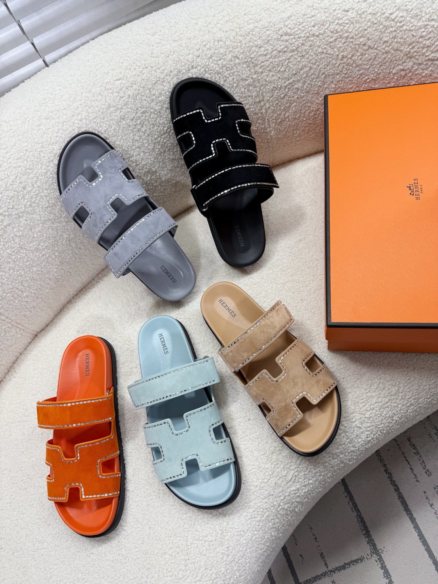 NO:260294,Hermes, craftsmanship style, slippers, hermes, slippers19860909Hermes,工艺款,拖鞋,hermes,slippers,Women's Shoes