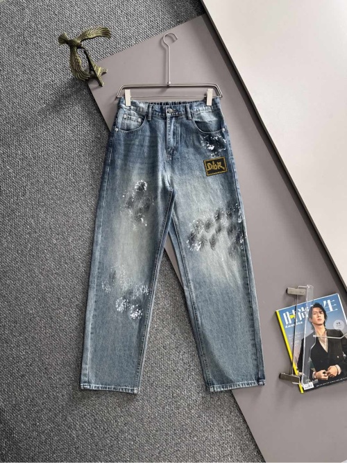 Dior 2025 Fall/Winter Loose Wide-Leg Straight Jeans - Trendy & Stylish 1 Dior 2025 Fall/Winter Loose Wide-Leg Straight Jeans - Trendy & Stylish