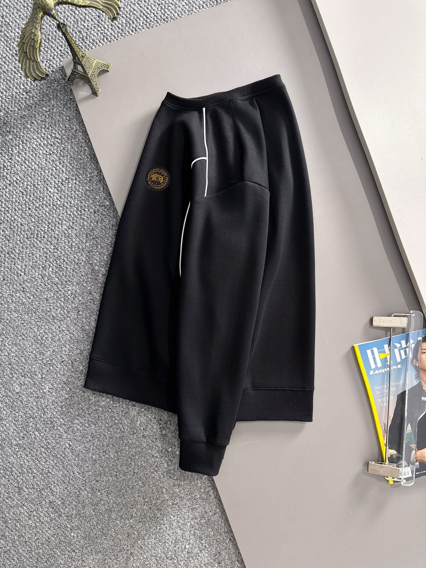 蒙口 P400 秋冬新款 男女兼用ラウンドネック長袖スウェット