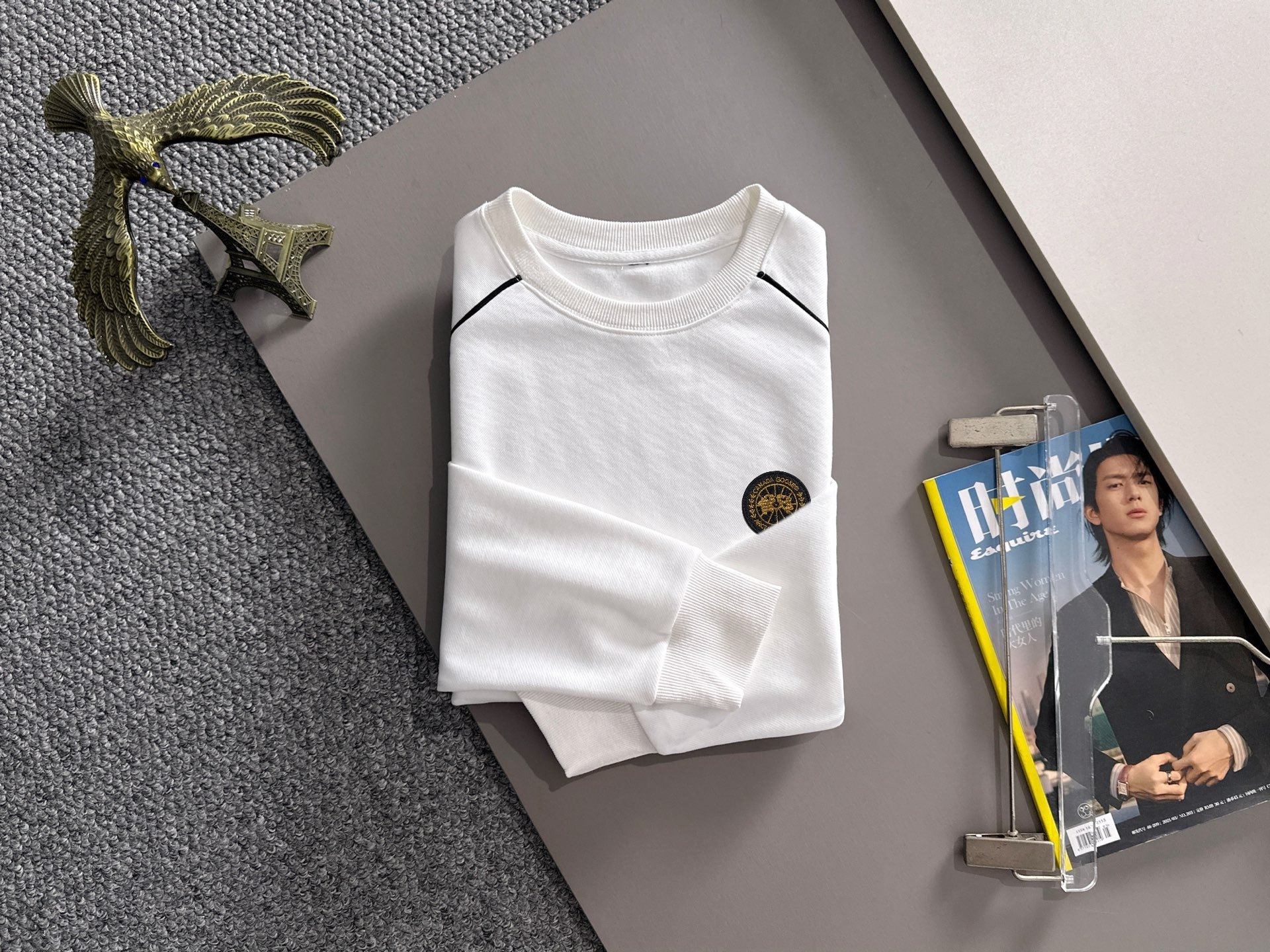 P400 蒙口独家首发 秋冬新款 男女共用長袖丸首スウェット