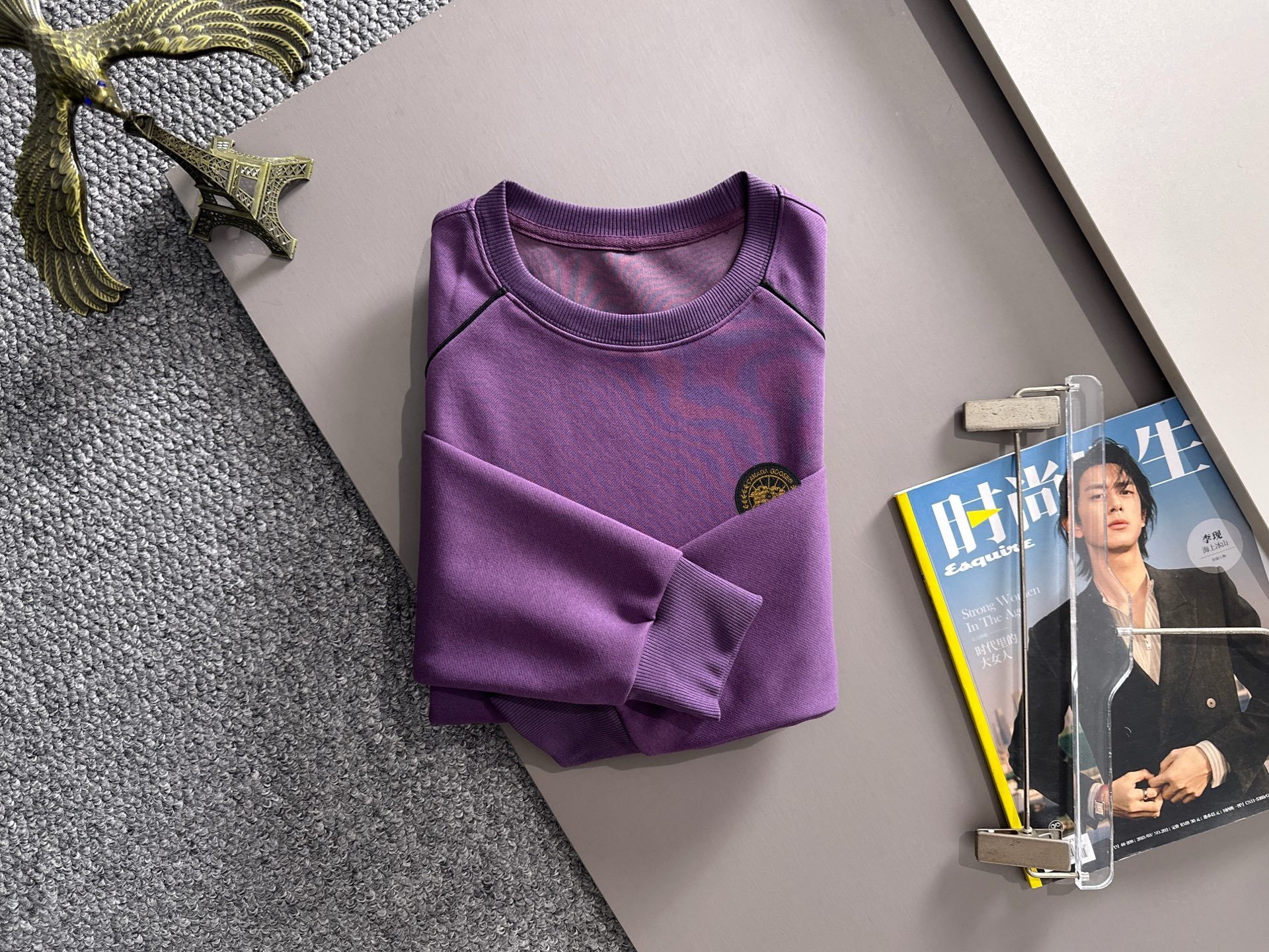 蒙口 P400 秋冬新作 男女兼用ラウンドネック長袖スウェット