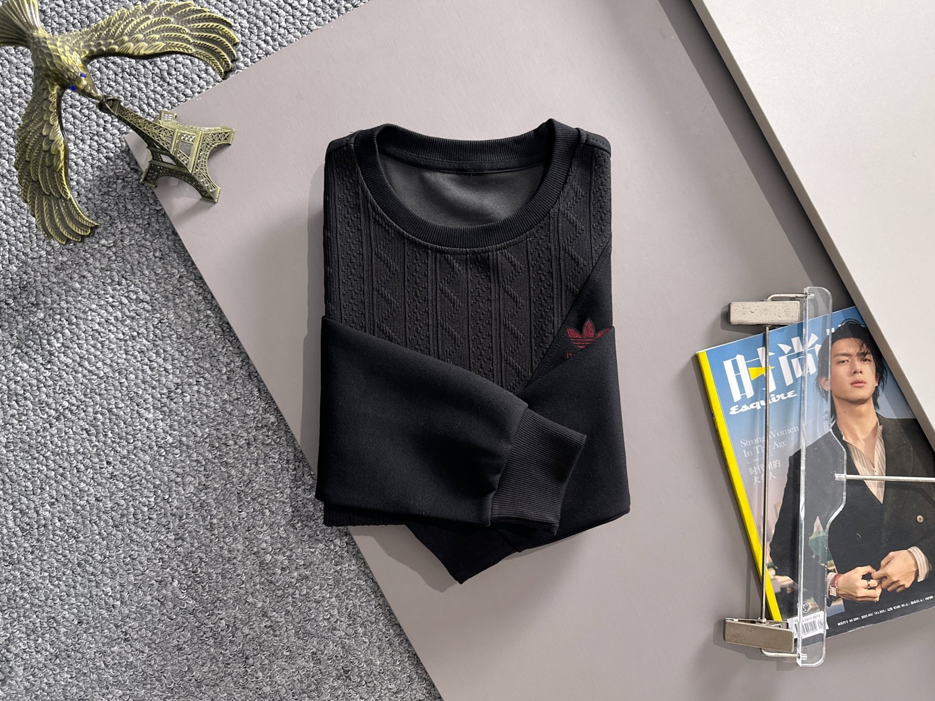 P400 パリ三葉草 秋冬新作 男女兼用ラウンドネック長袖スウェット