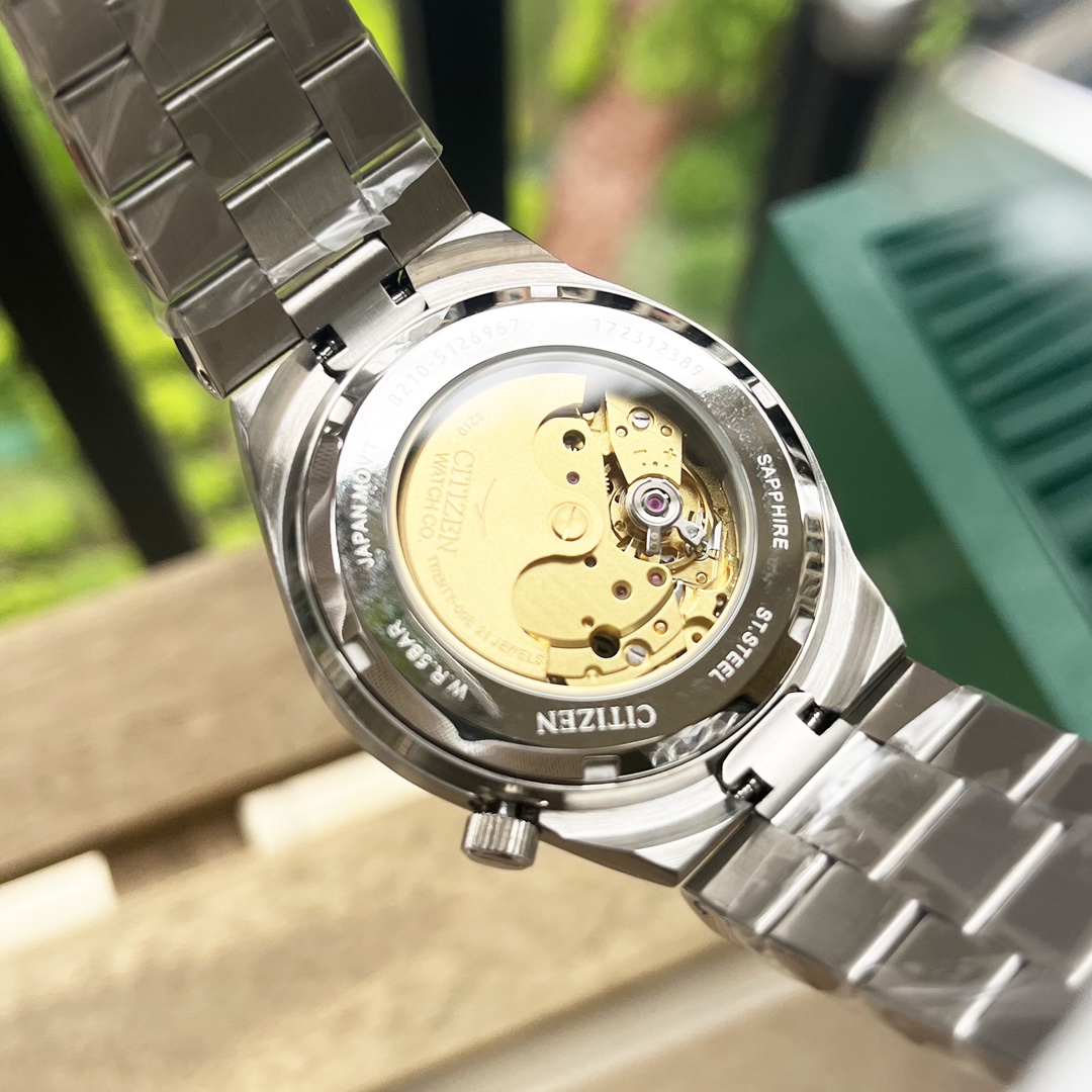 “High-End Men’s Wristwatch with Automatic Movement and Sapphire Crystal – 1050 Brand” - 图片 7