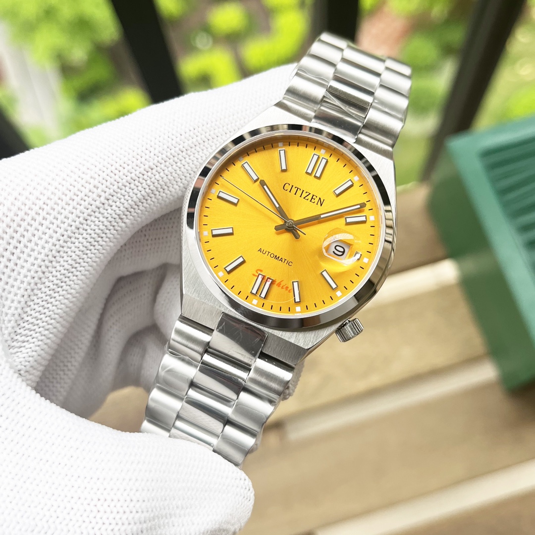 “High-End Men’s Wristwatch with Automatic Movement and Sapphire Crystal – 1050 Brand” - 图片 6