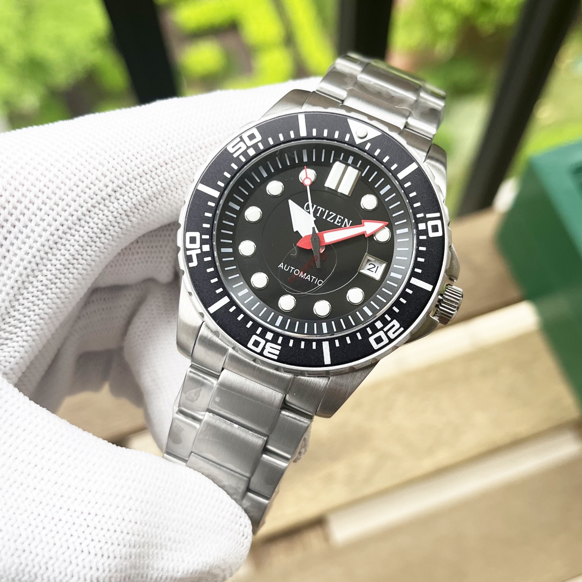 New Product 1050: Man’s Wristwatch with Super Nightlight, Imported Mechanical Core, Made in China - 图片 5