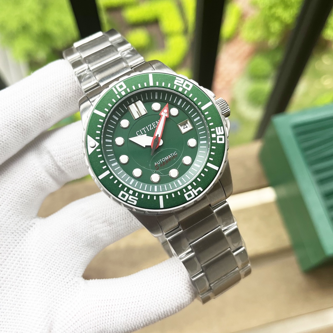 New Product 1050: Man’s Wristwatch with Super Nightlight, Imported Mechanical Core, Made in China - 图片 3