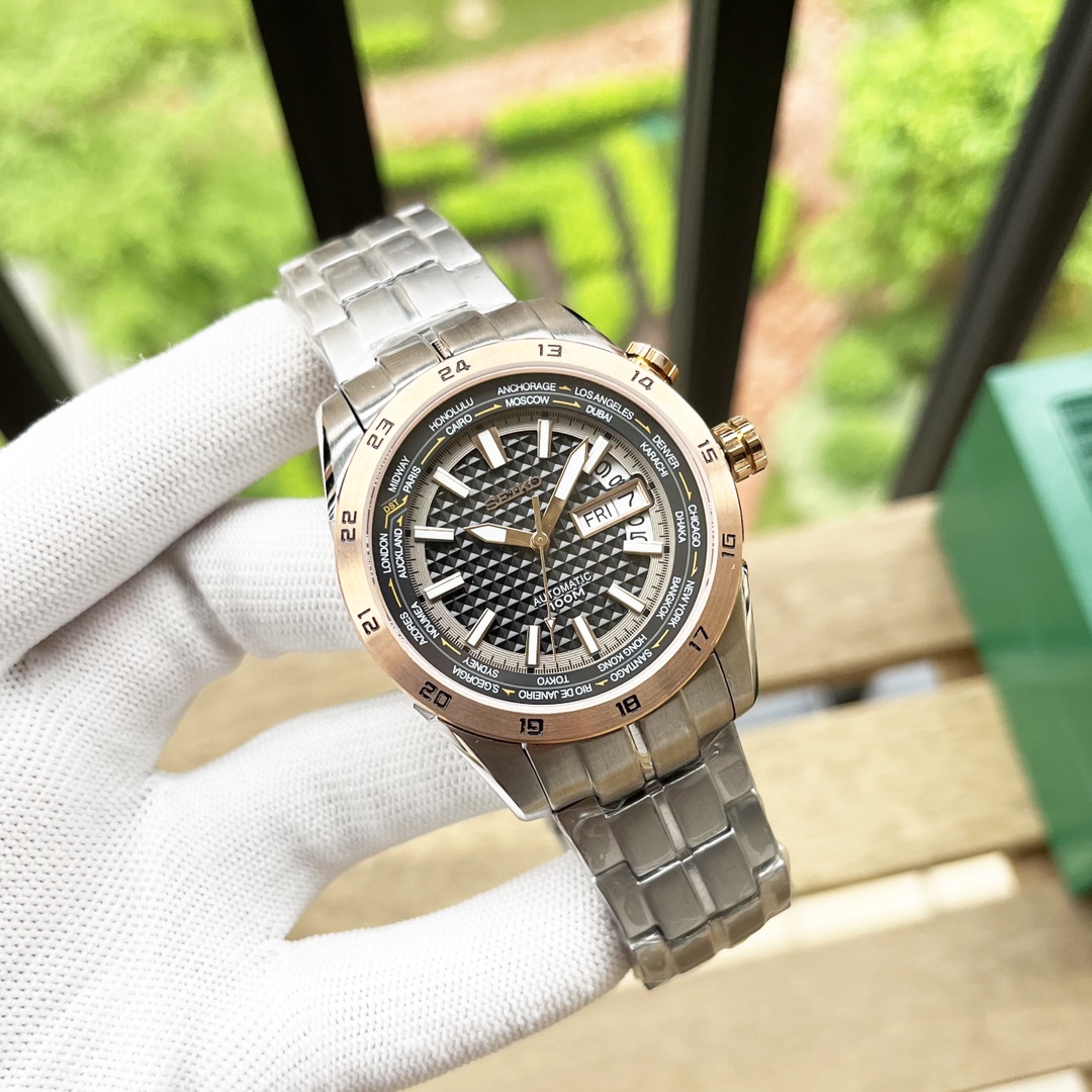 Super-SEIKO World Time Mechanical Watch: Features and Specifications