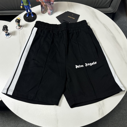 Palm Angels Men's Striped Terry Shorts - Vintage Casual Style, S-XL 1 Palm Angels Men's Striped Terry Shorts - Vintage Casual Style, S-XL