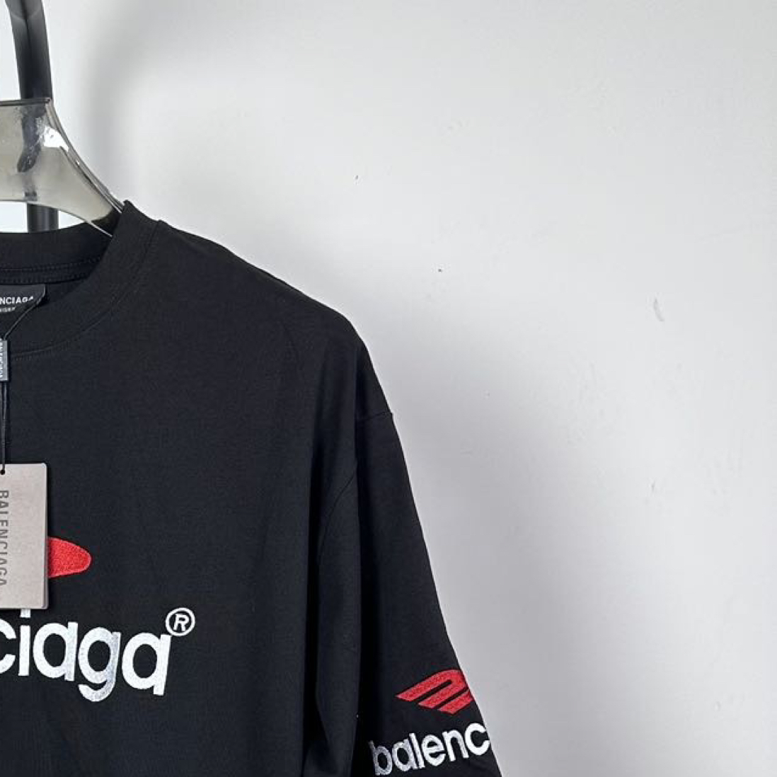 Balenciaga BALENCI*GA巴黎世家 大M 3M标字母LOGO刺绣短袖T恤