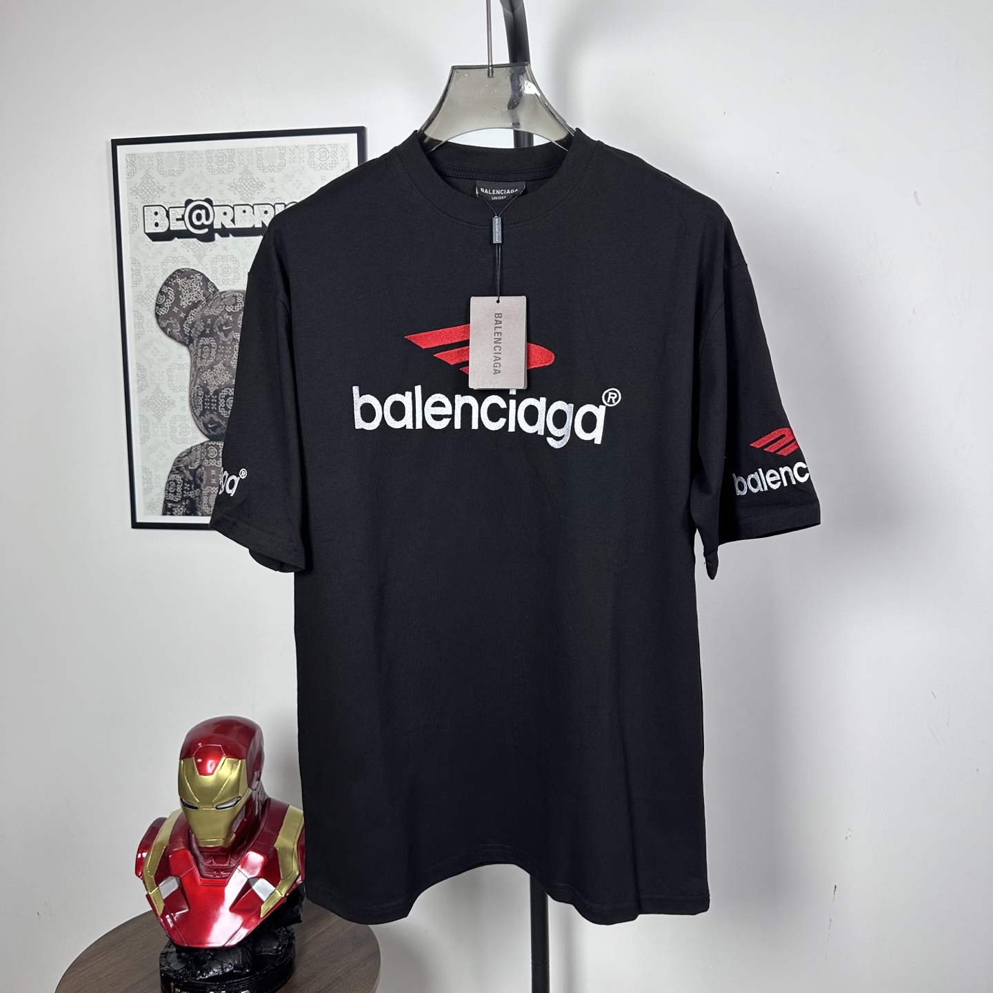 Balenciaga BALENCI*GA巴黎世家 大M 3M标字母LOGO刺绣短袖T恤