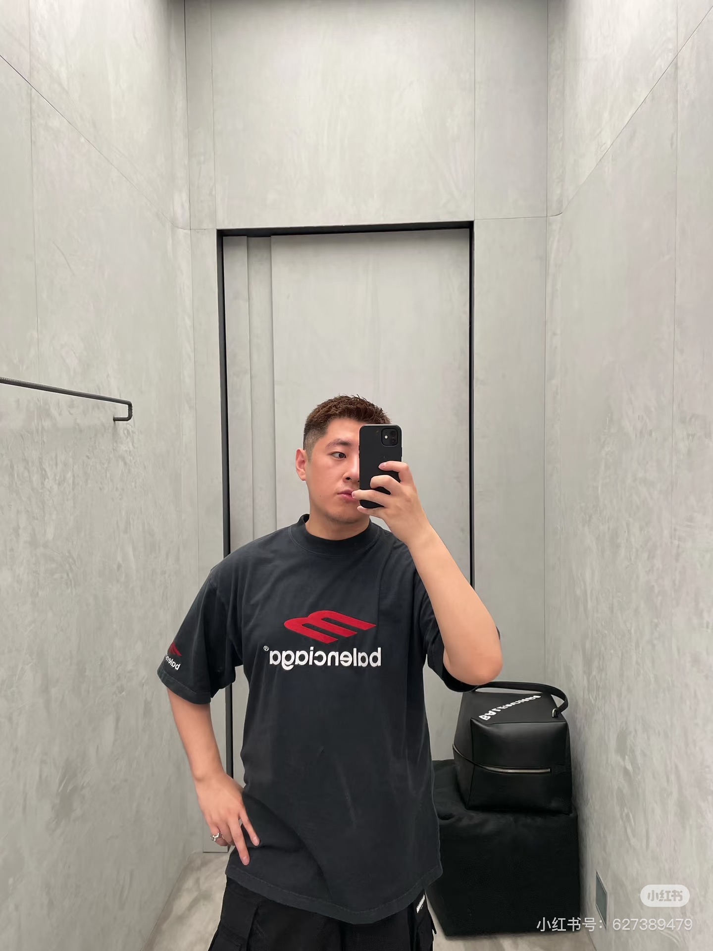 Balenciaga BALENCI*GA巴黎世家 大M 3M标字母LOGO刺绣短袖T恤