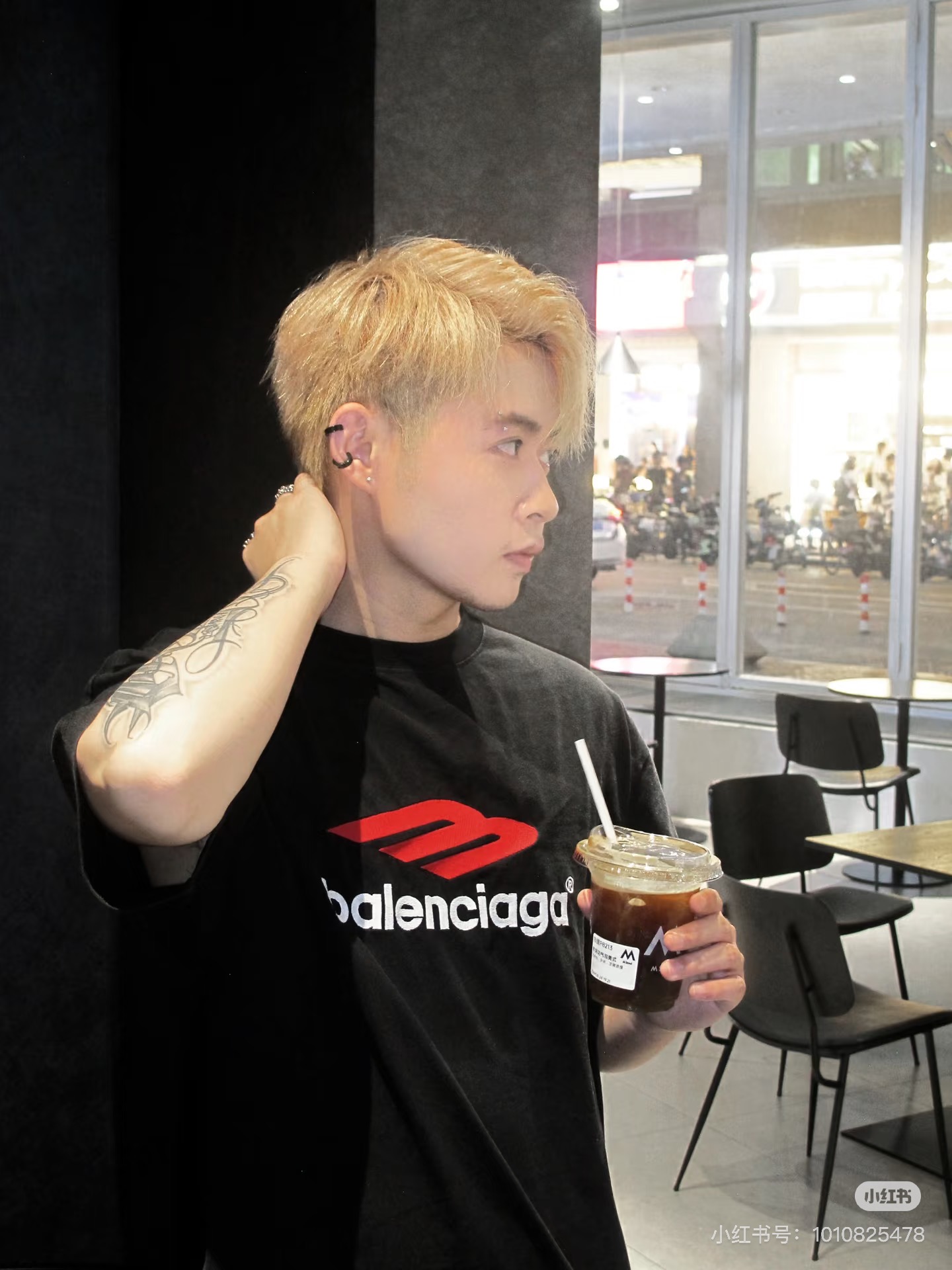 Balenciaga BALENCI*GA巴黎世家 大M 3M标字母LOGO刺绣短袖T恤