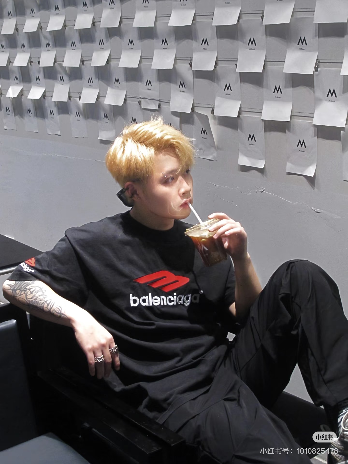 Balenciaga BALENCI*GA巴黎世家 大M 3M标字母LOGO刺绣短袖T恤