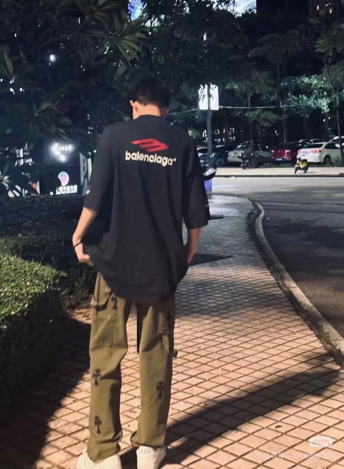 Balenciaga BALENCI*GA巴黎世家 大M 3M标字母LOGO刺绣短袖T恤