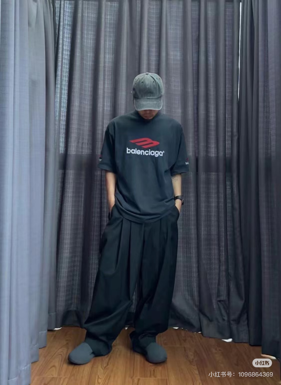 Balenciaga BALENCI*GA巴黎世家 大M 3M标字母LOGO刺绣短袖T恤