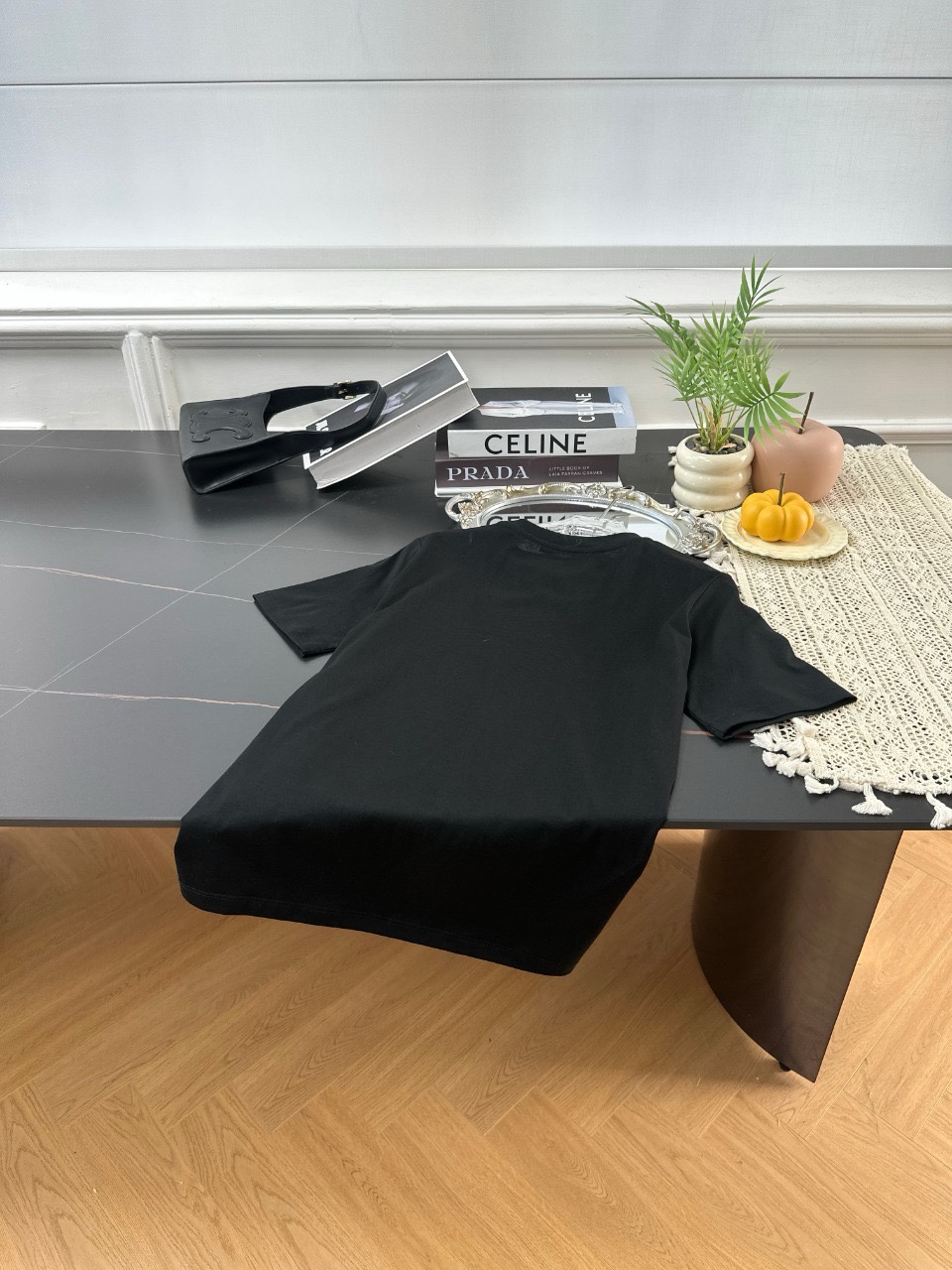 New 24SS Women’s Cotton T-shirt in Black and White, High Quality Packing. - 图片 6