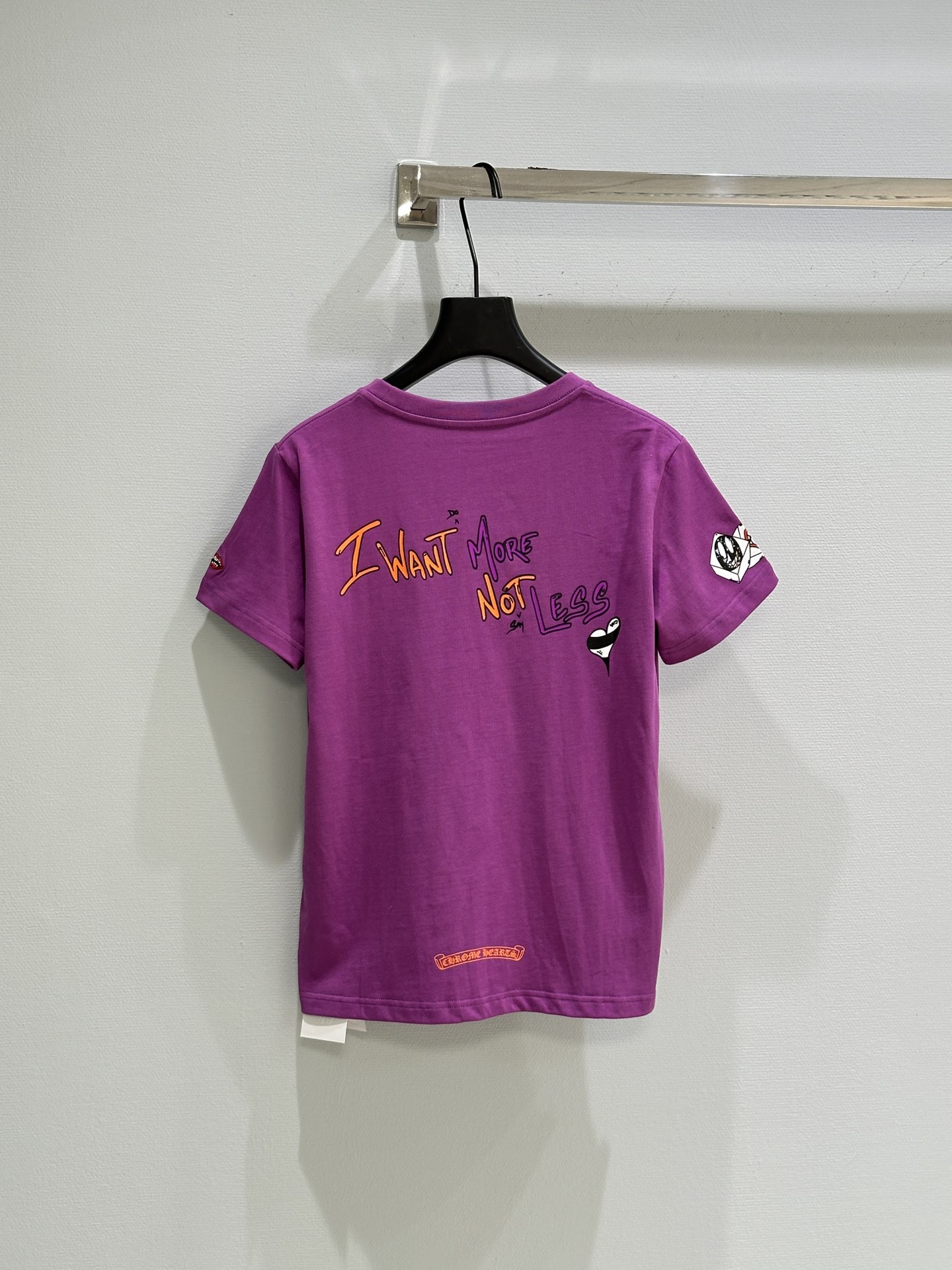 New High-End Female Dress Package: Crocson Mattyboy Purple T-shirt with Doodle Skirt - 图片 7