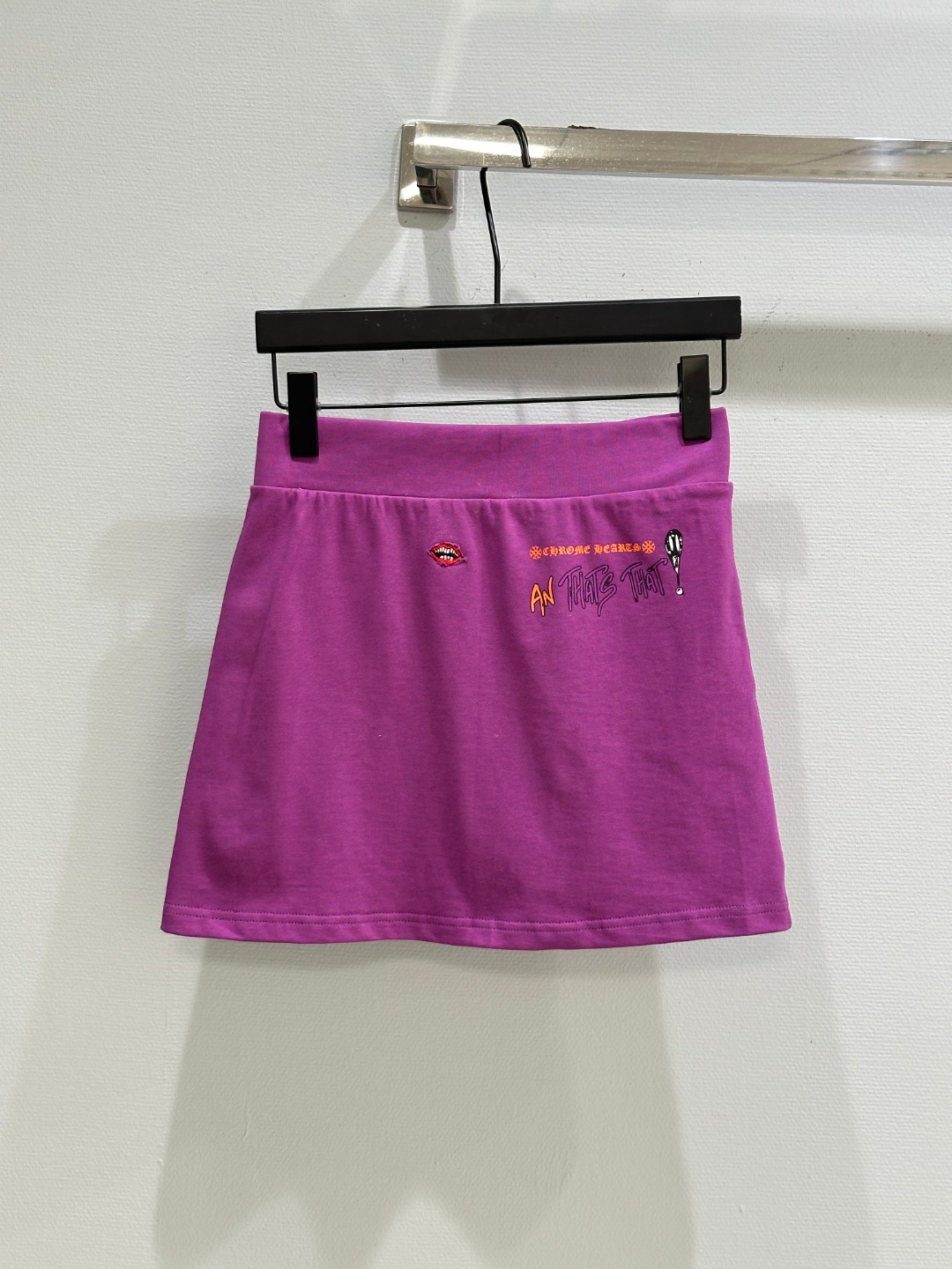 “High-End Female Dress: Purple Crocson Mattyboy Shirt and Skirt Set” - 图片 8