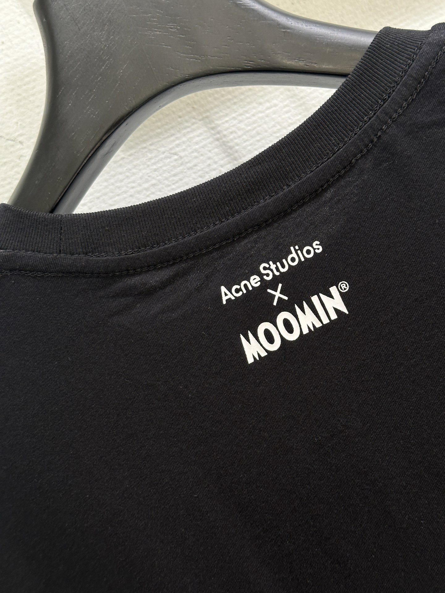 Acne Studio x Moomi Capsule Series Circle T-shirt Packaged in Black Sizes SML - 图片 7