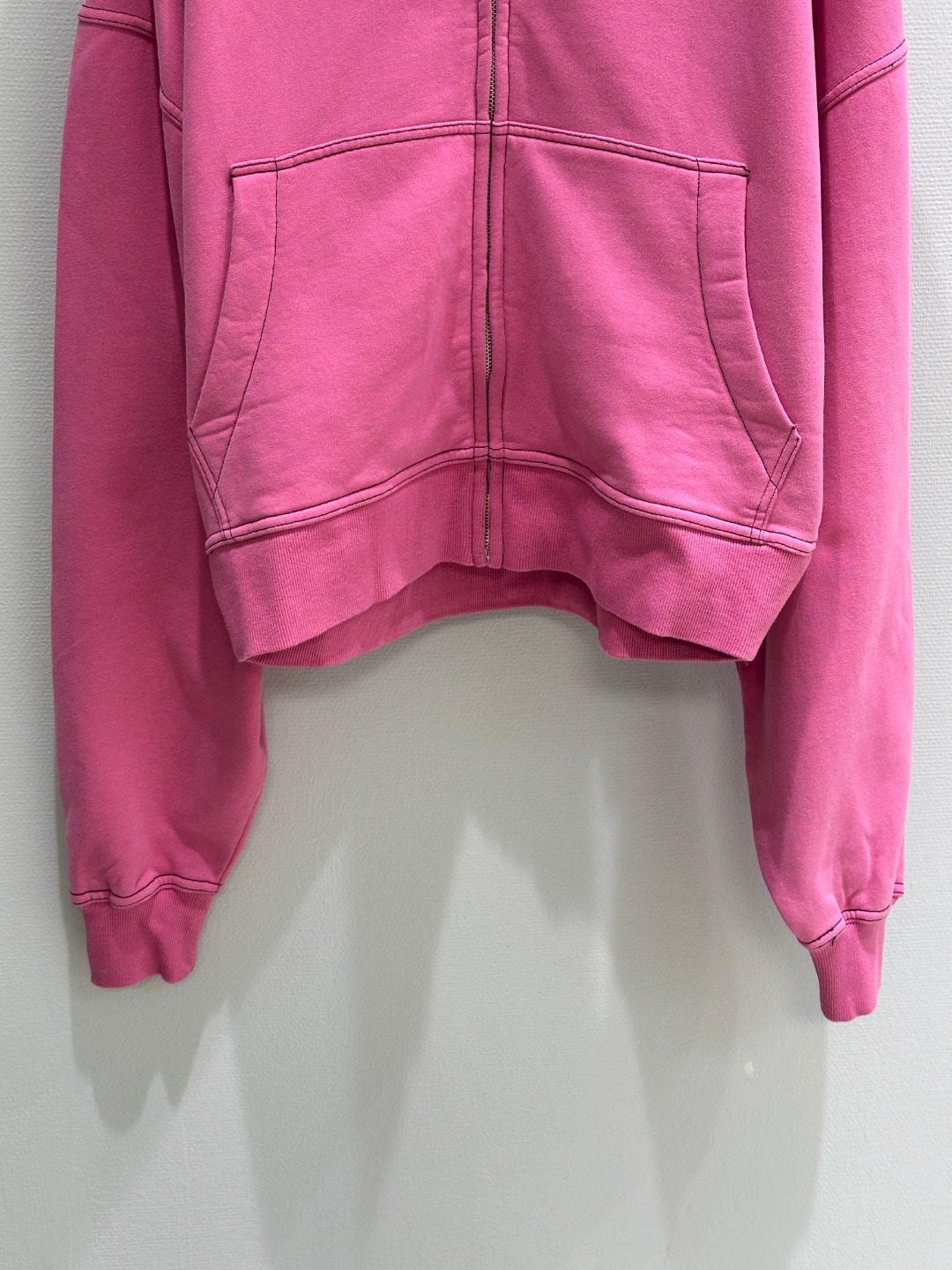 Acne Studios Women’s Hooded Zipper Suit in Soft Cotton – New Single-Size Female Suit with Kangaroo Pockets - 图片 6