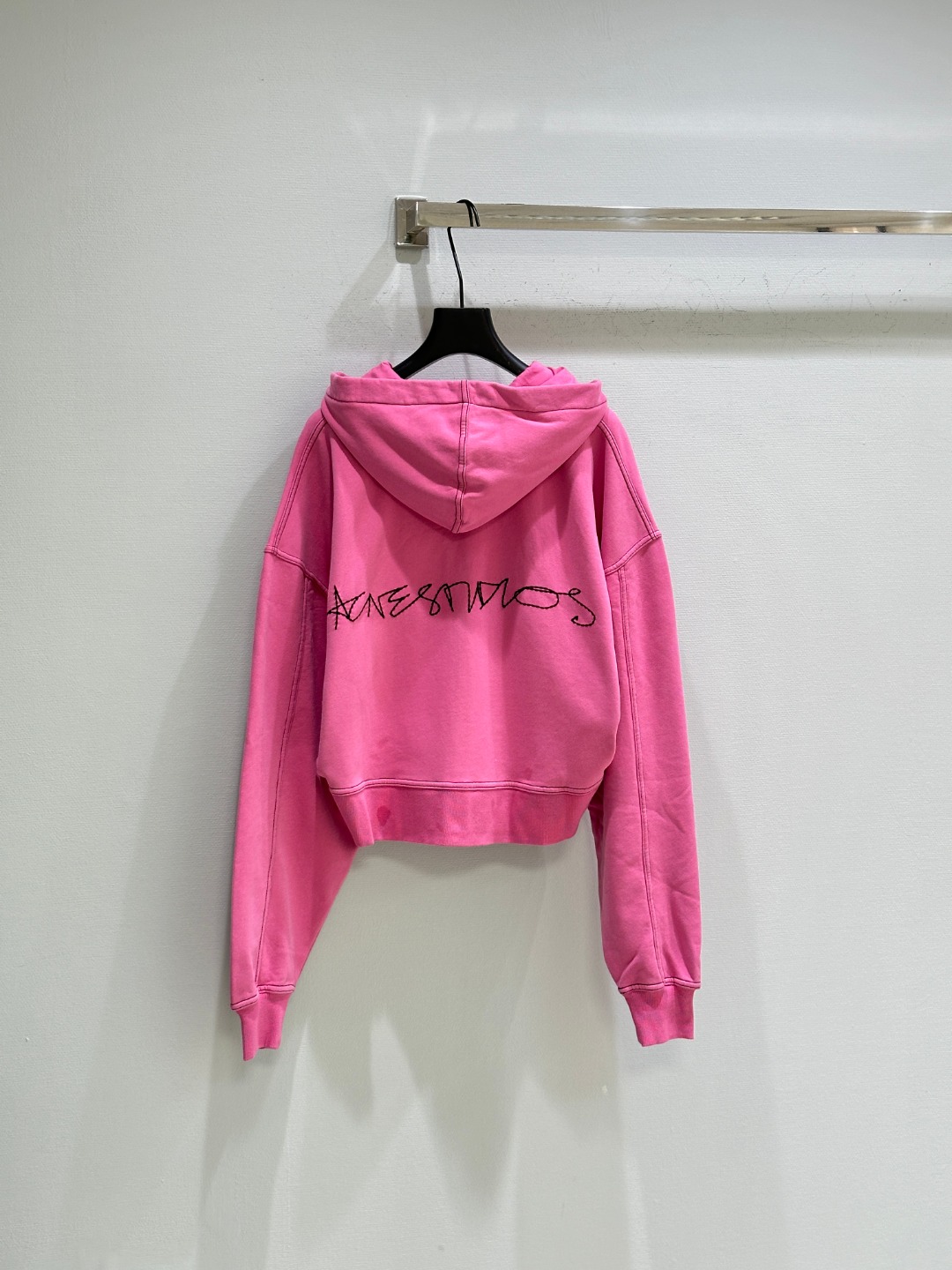 Acne Studios Women’s Hooded Zipper Suit in Soft Cotton – New Single-Size Female Suit with Kangaroo Pockets - 图片 8