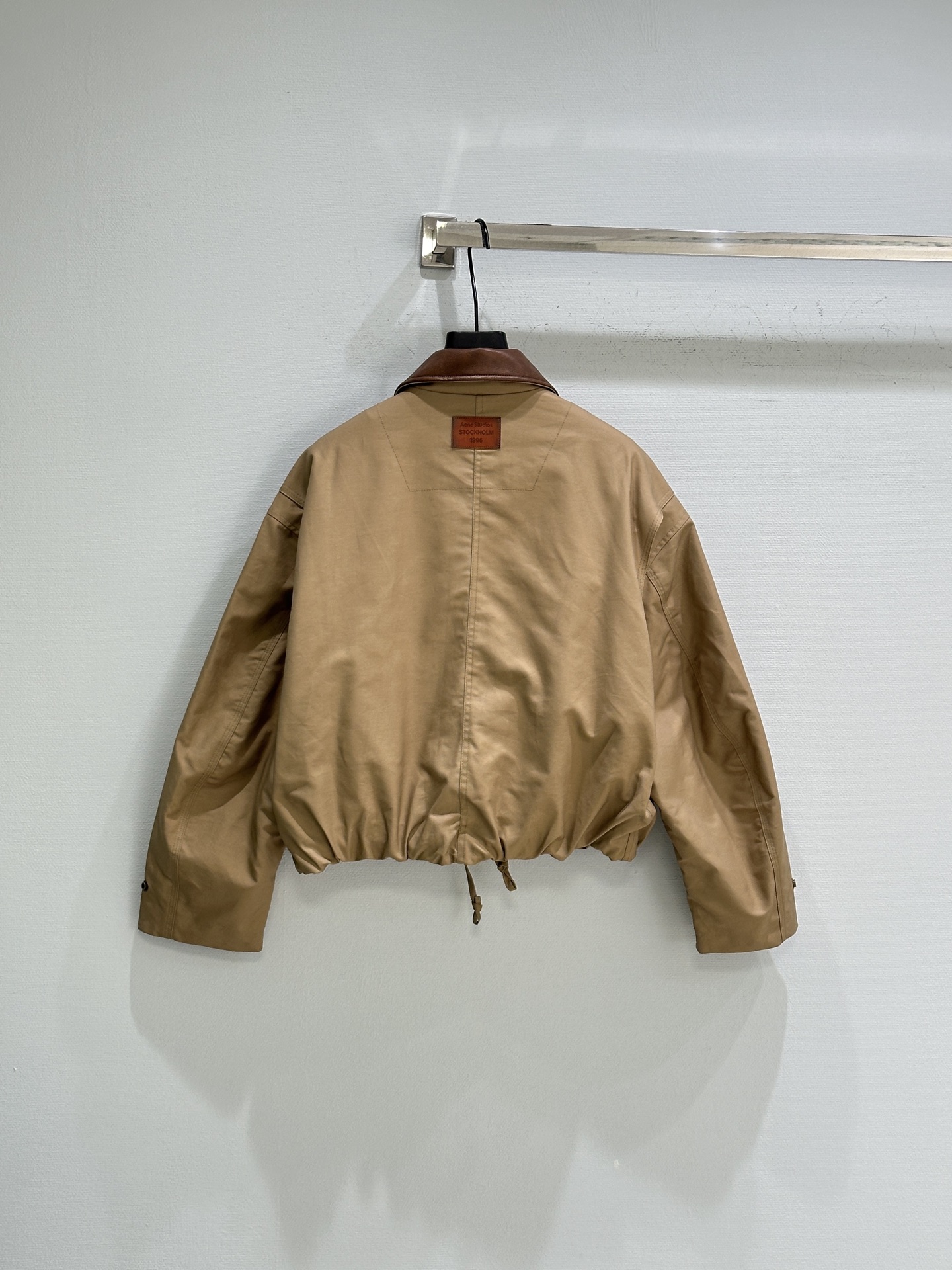 Acne Studios Cotton Blend Jacket with Faux Leather Collar - Winter Collection 9 i1761721845152 6586 0 9