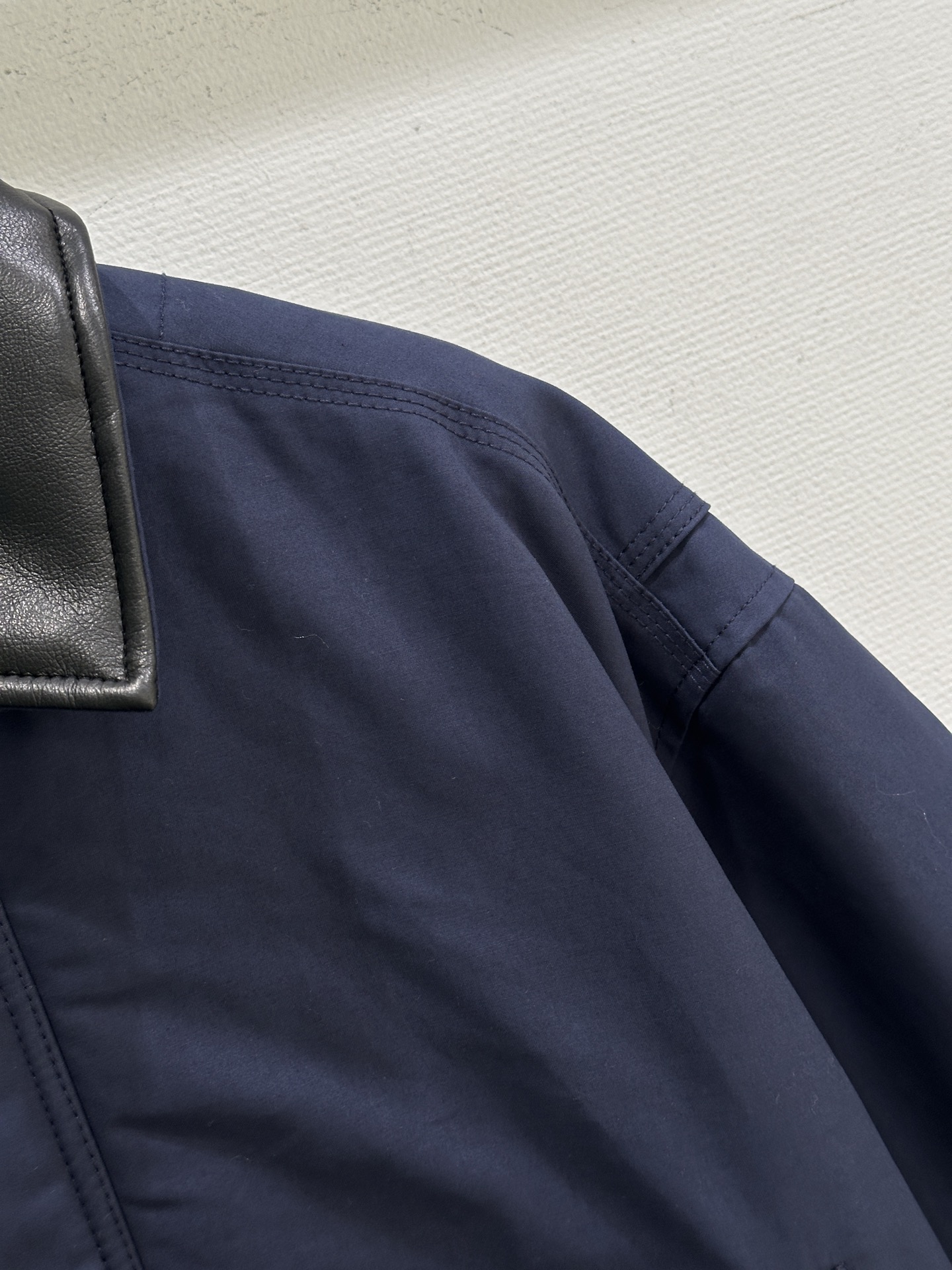 Acne Studios Cotton Blend Jacket with Faux Leather Collar - Stylish & Comfortable 4 i1761721855243 8403 0 1