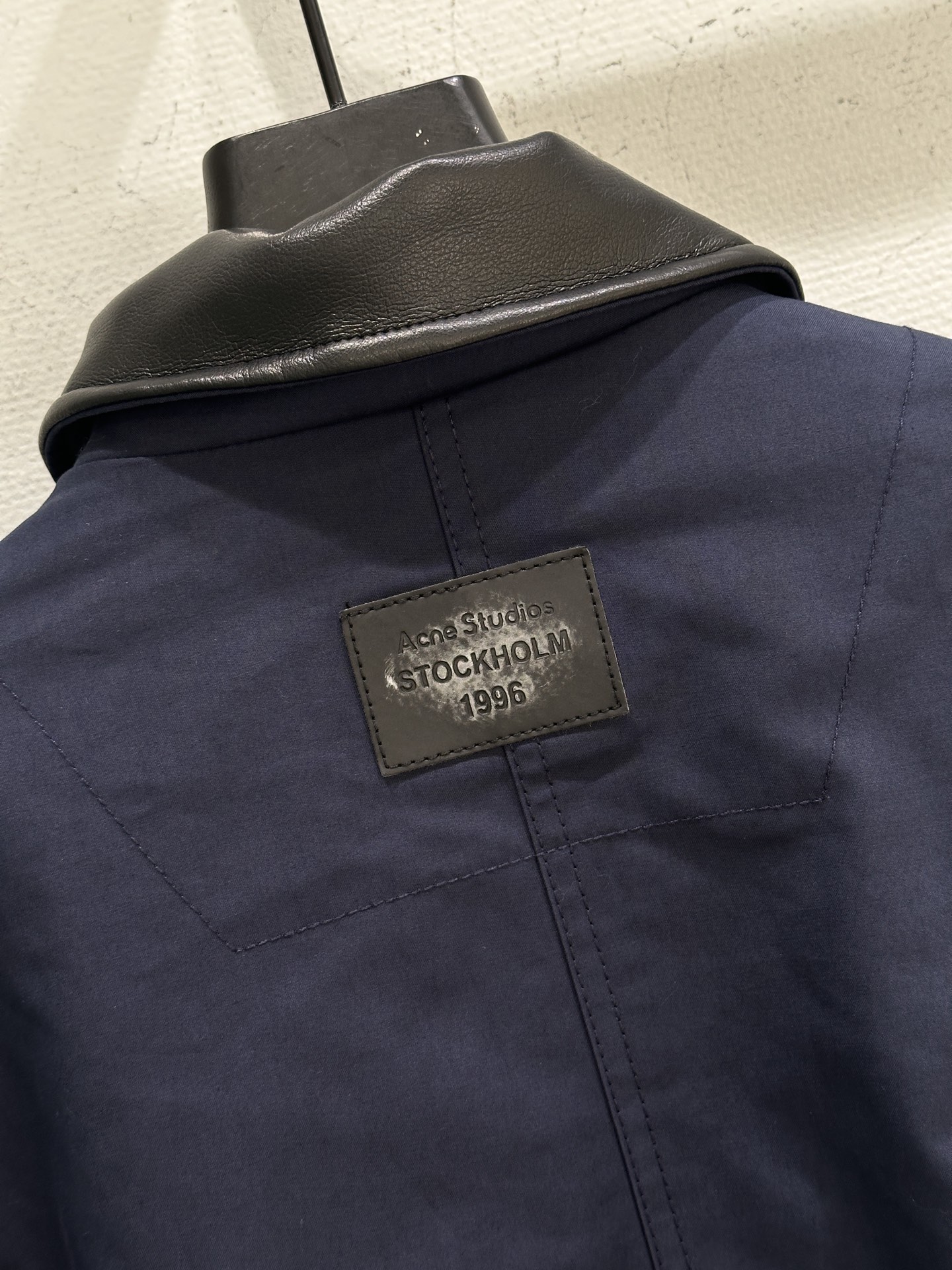 Acne Studios Cotton Blend Jacket with Faux Leather Collar - Stylish & Comfortable 8 i1761721856757 7827 0 6