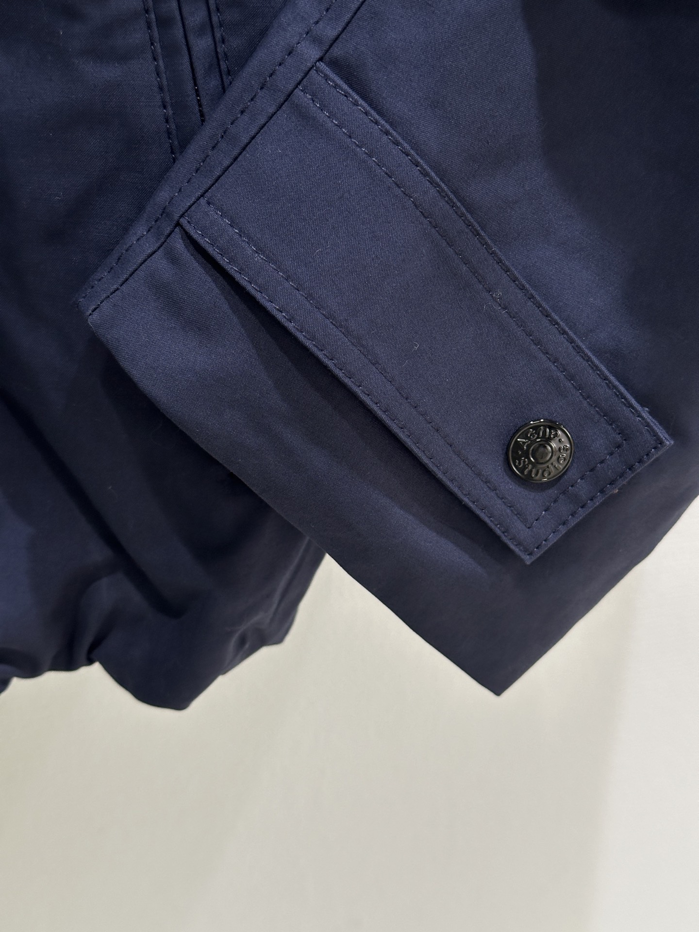 Acne Studios Cotton Blend Jacket with Faux Leather Collar - Stylish & Comfortable 6 i1761721858207 2595 0 3