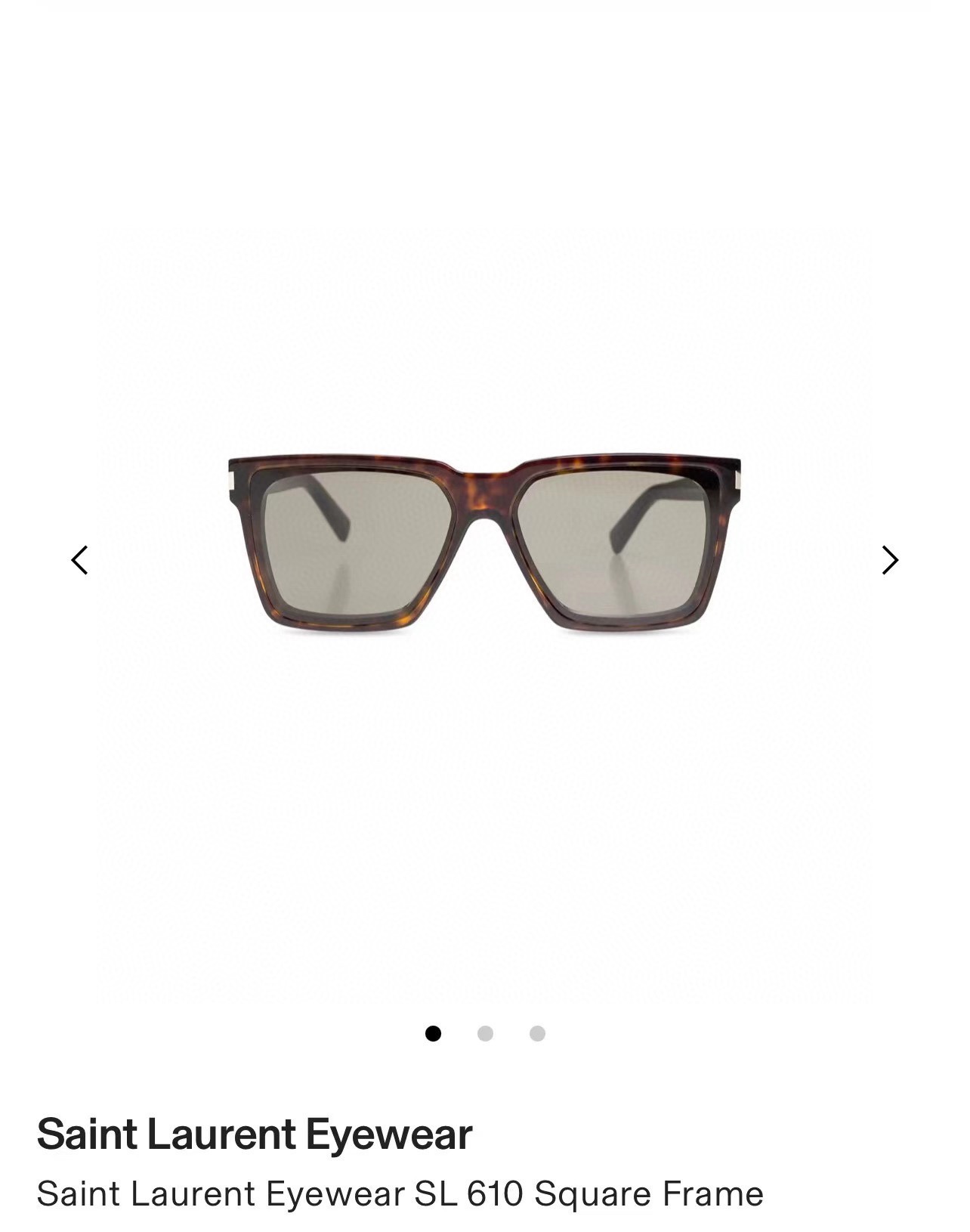  SAINT LAUREN*YSL
MODEL：SL610
SIZE：59口14-145

