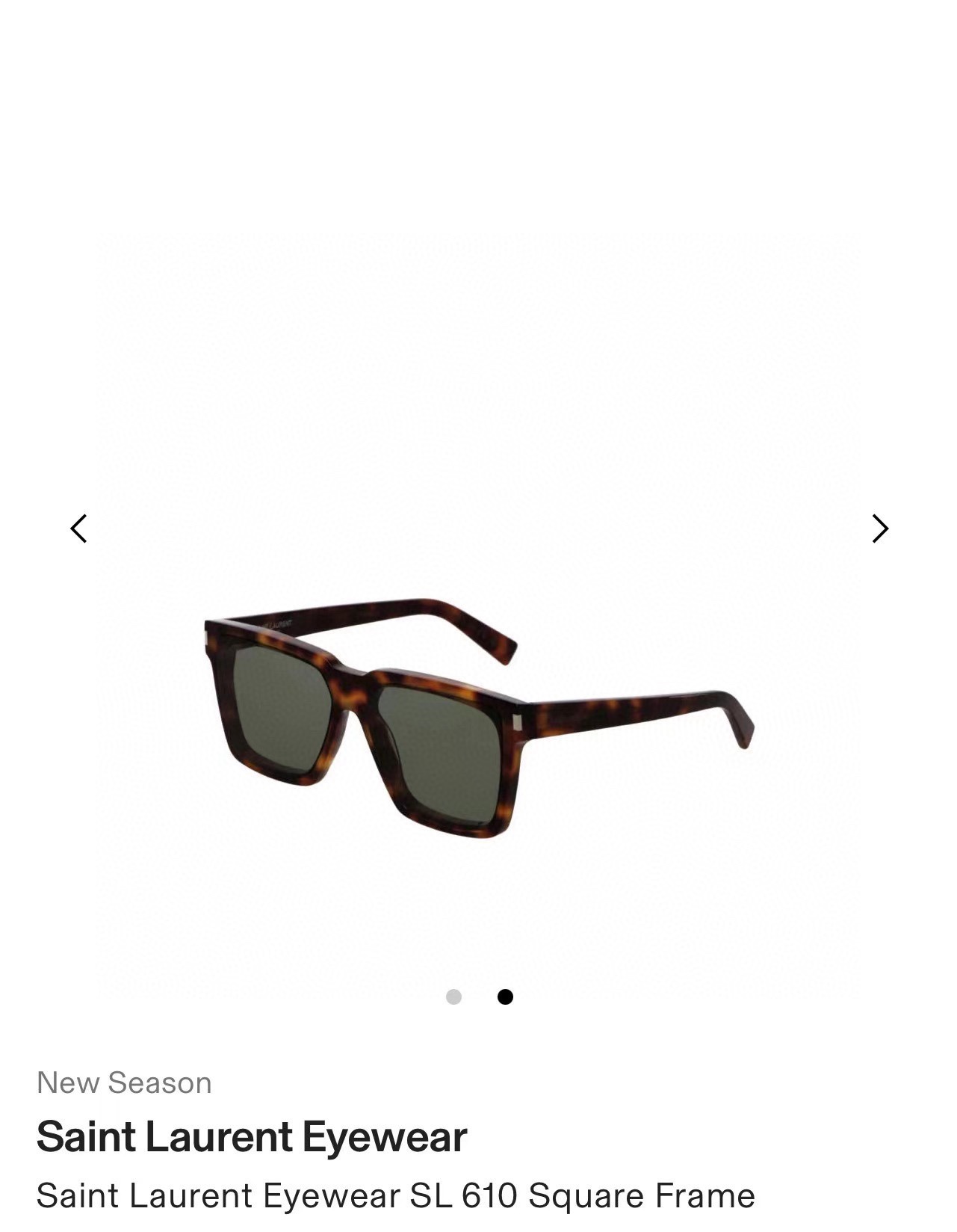  SAINT LAUREN*YSL
MODEL：SL610
SIZE：59口14-145

