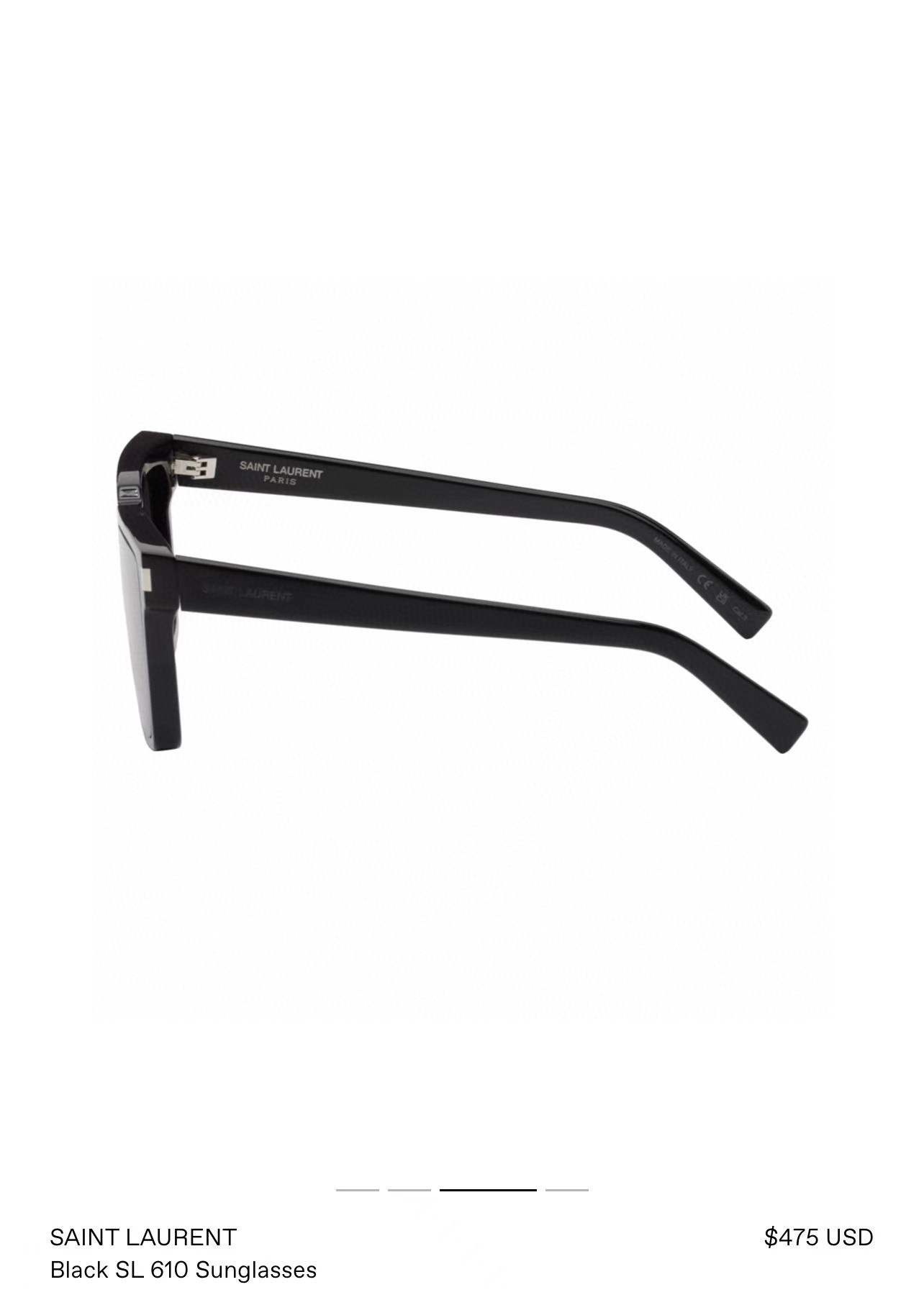  SAINT LAUREN*YSL
MODEL：SL610
SIZE：59口14-145

