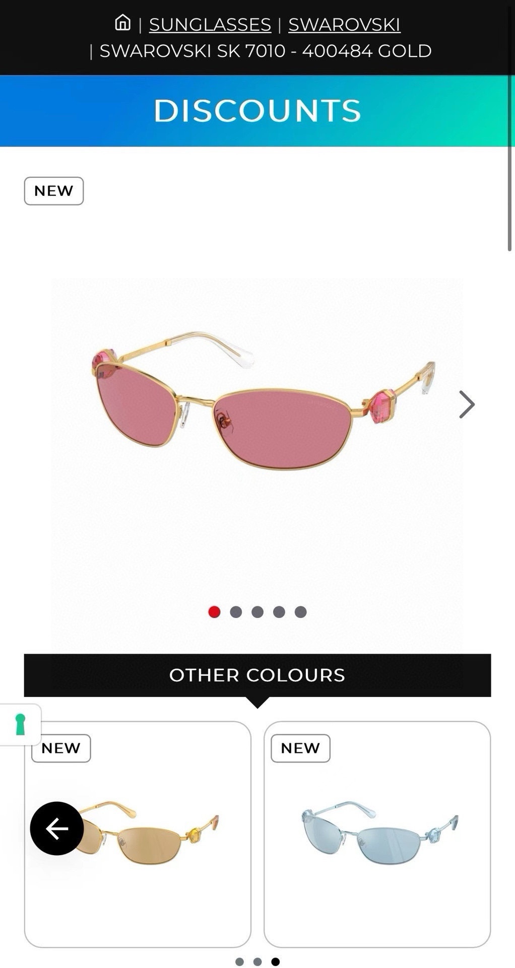 SWAROVSK*MODEL：SK 7010SIZE：58口21-130