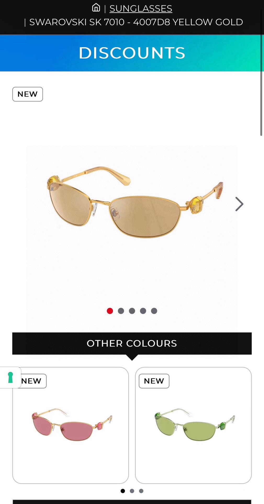 SWAROVSK*MODEL：SK 7010SIZE：58口21-130