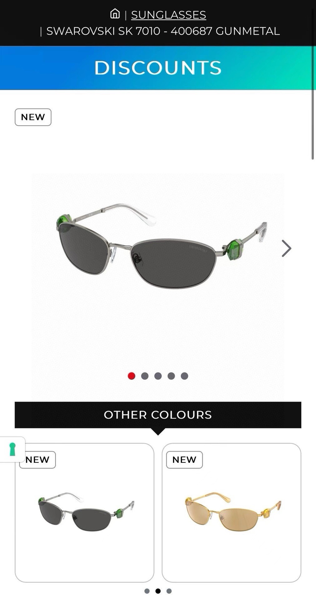 SWAROVSK*MODEL：SK 7010SIZE：58口21-130