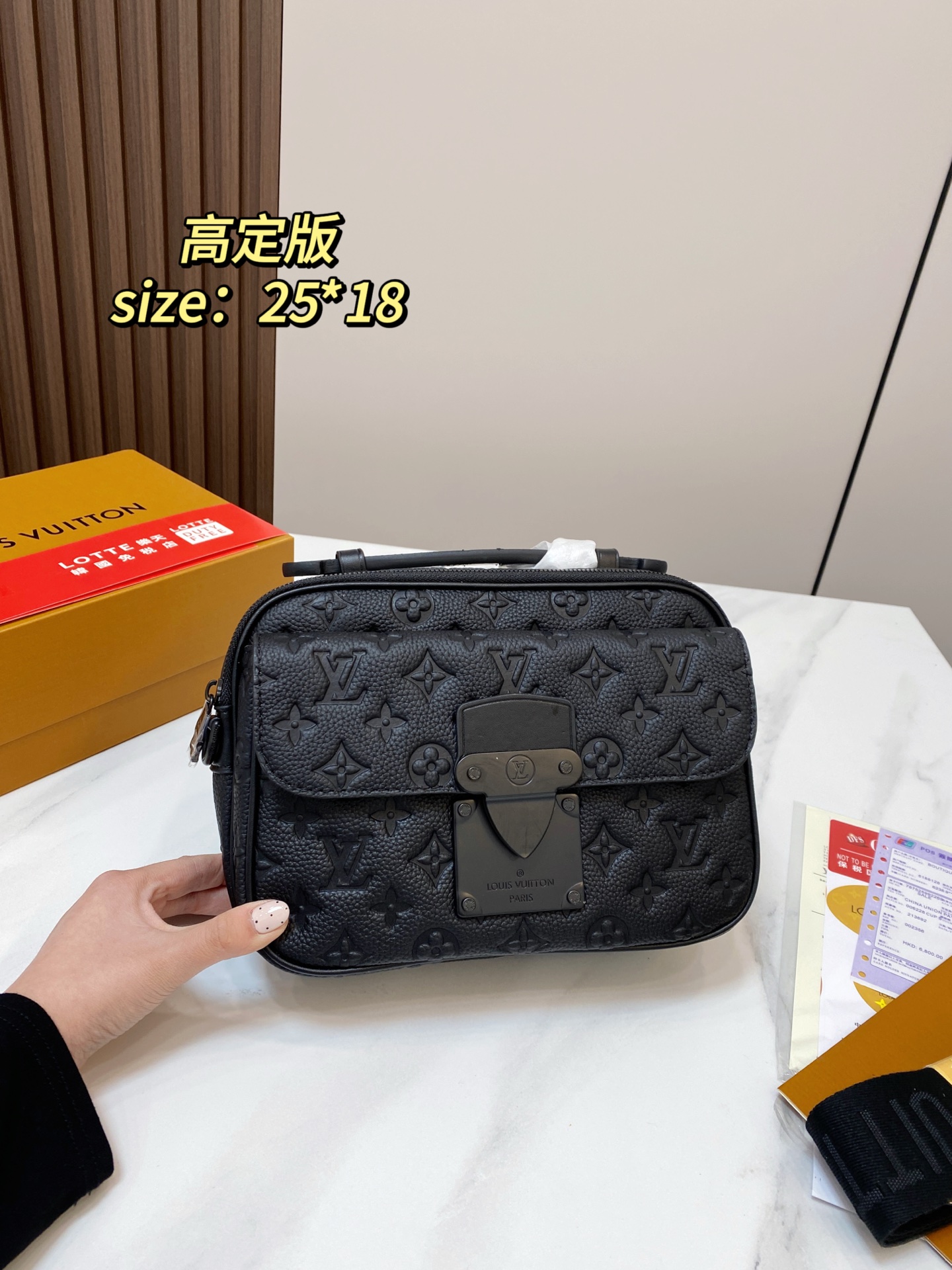 🅿️300 With Folding Box Chip Version | Size 25x18 Double Box Packaging | Lv Slock New Men’s Messenger Bag | 9940