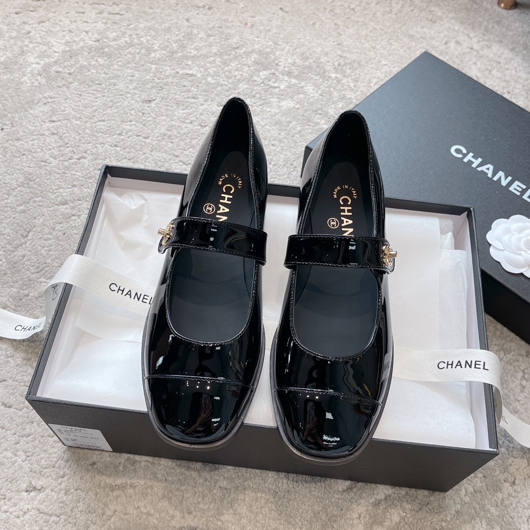 CHANEL Mary Jane лялькавыя туфлі｜лімітаваная версія｜кастомізацыя з матэрыялаў арыгінальнага канала｜99.99% дакладнасць