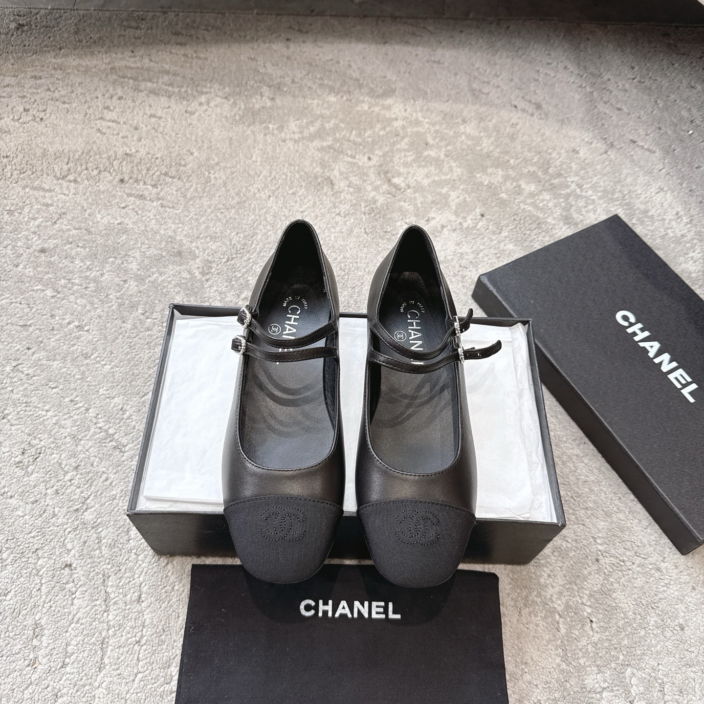 CHANEL Mary Jane лялькавыя туфлі｜лімітаваная версія｜кастомныя матэрыялы з арыгінальнага канала｜99.99% аднаўленне