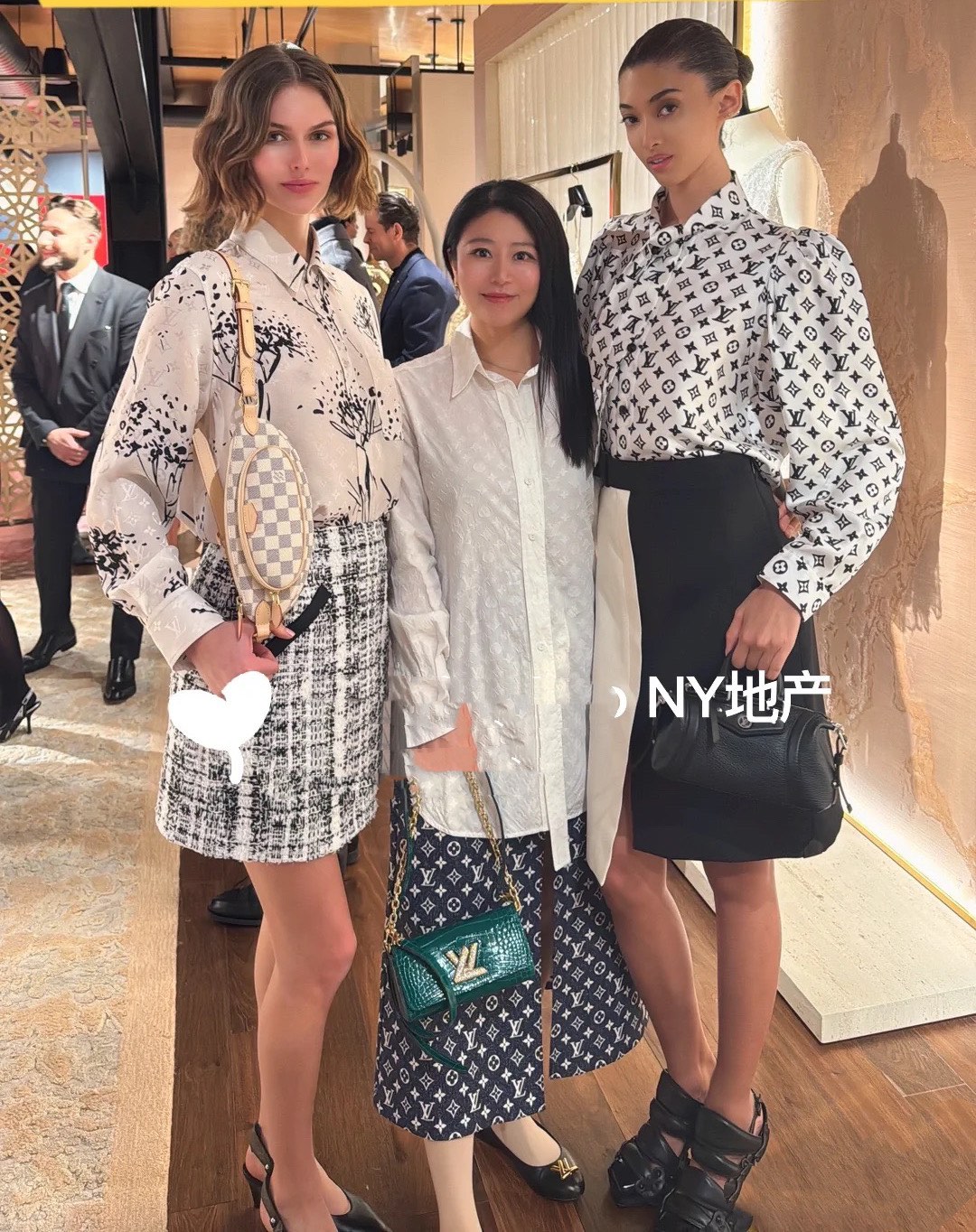 LV Spring/Summer Silk Set - Luxurious Logo Print, Black & White, Three Sizes 5 i1743681764 2732 6