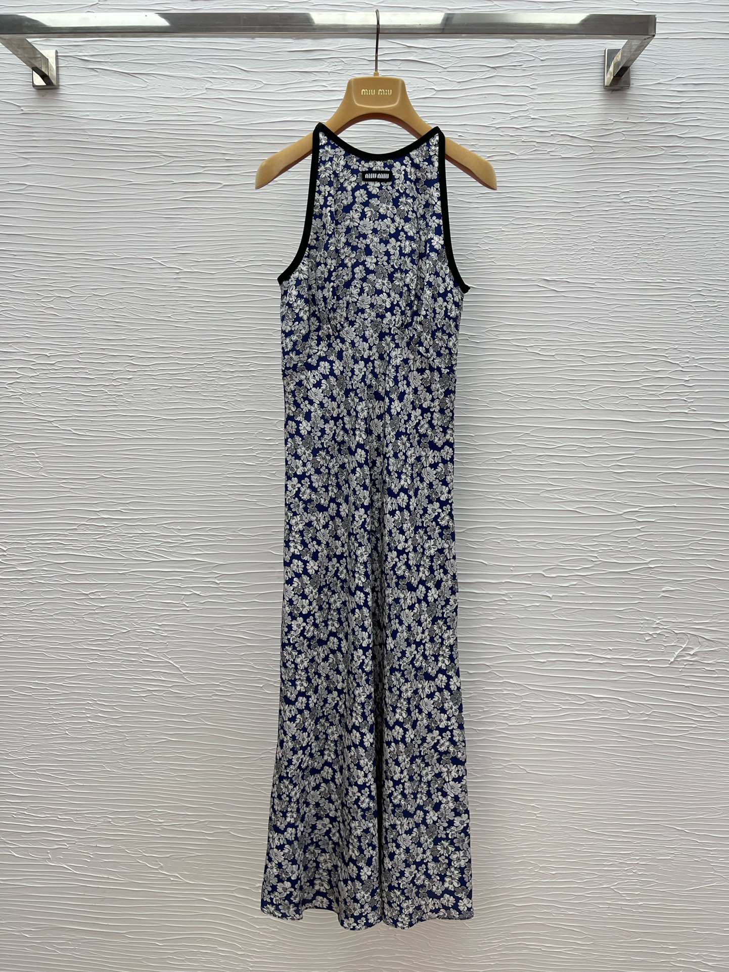 Miu Miu Floral Print Silk Camisole Dress - Blue Floral, Elegant & Romantic 4 i1744531953 2035 0