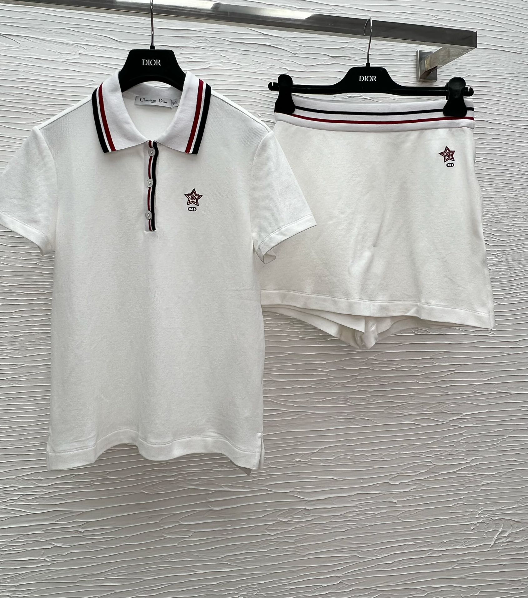 Dior Inspired 25SS Tennis Style Set: Tee, Tank, Skirt-Shorts - Sporty & Chic 9 i1746606879 4679 2