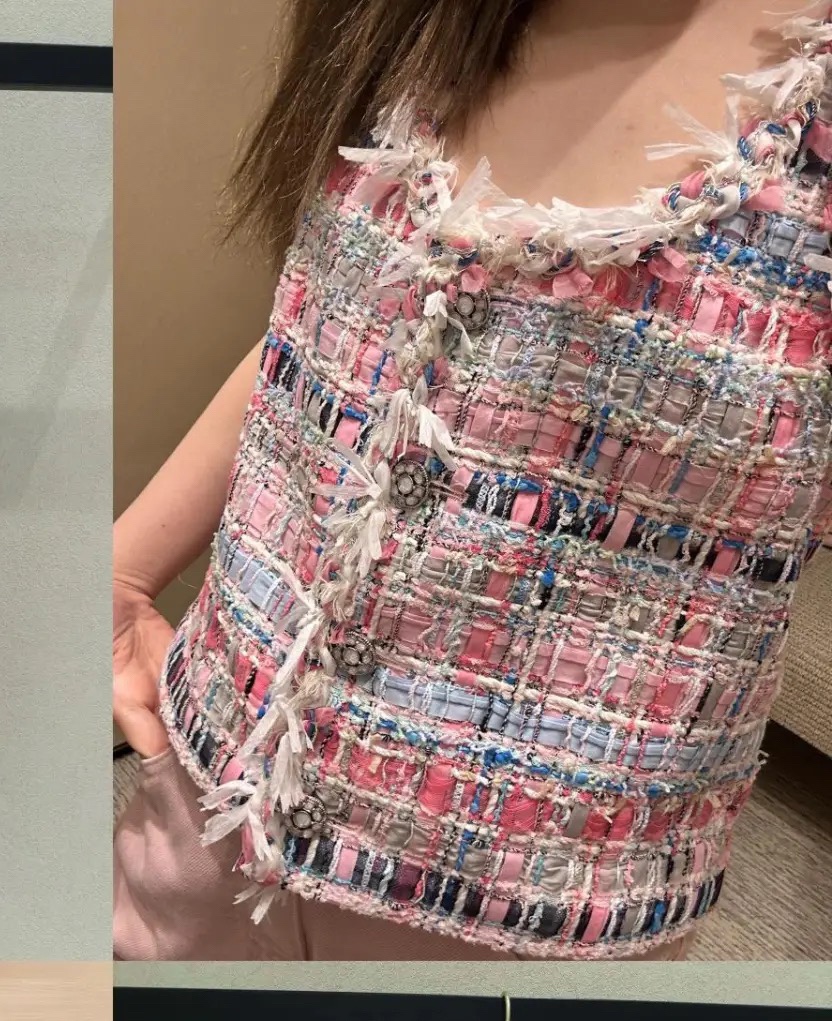 Elegant Tweed Vest Dress with Silk Lining - Spring/Summer Collection 7 i1747291775 590 0