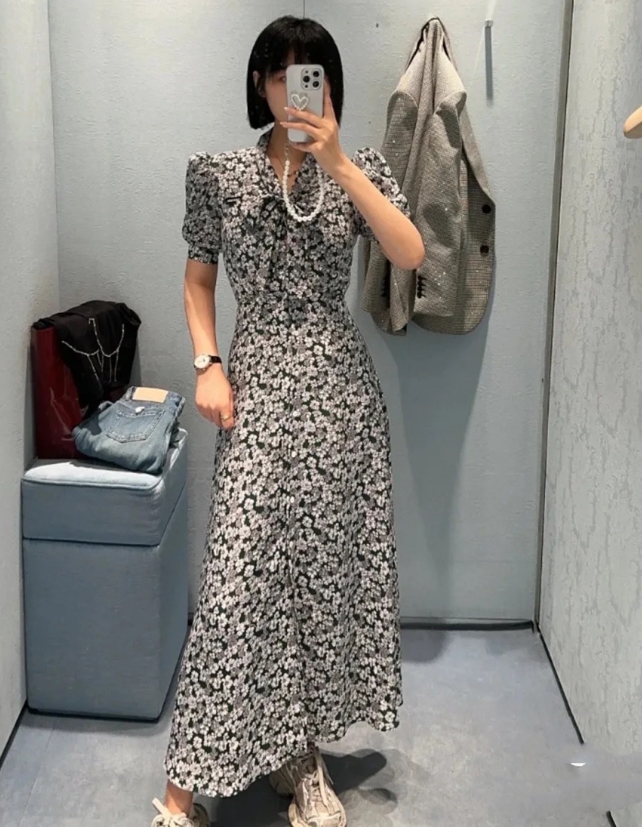 Miu Floral Print Silk Dress - Elegant & Lightweight Summer Maxi Dress 8 i1749638234 7915 6