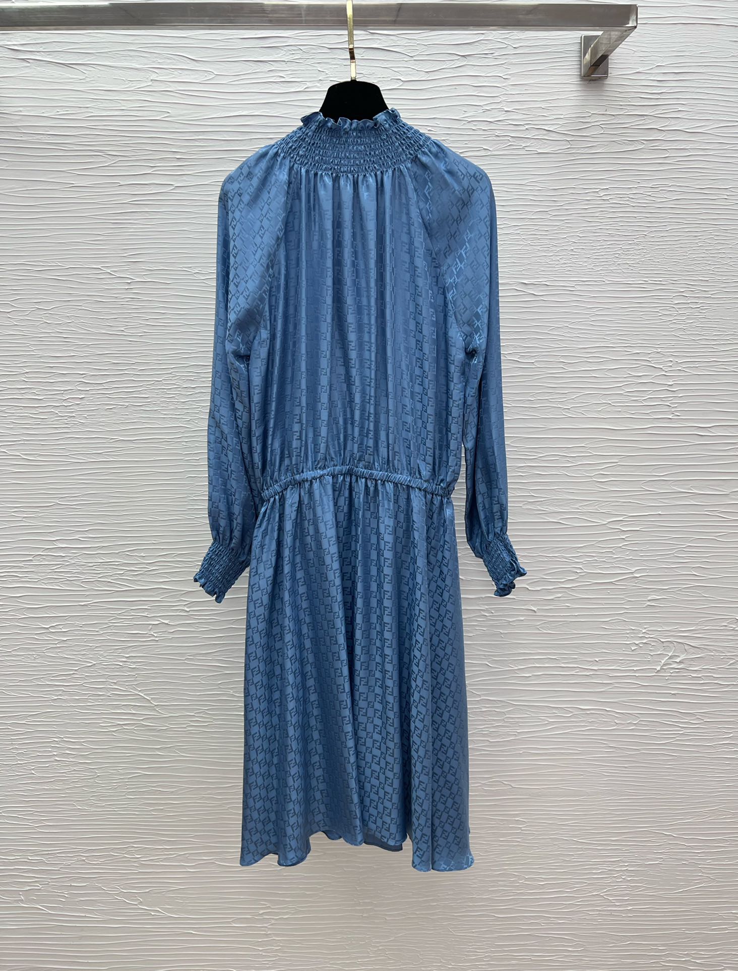 FD25 Silk Jacquard Dress - Elegant Slim Fit, Three Sizes Available 6 i1750240674 855 4