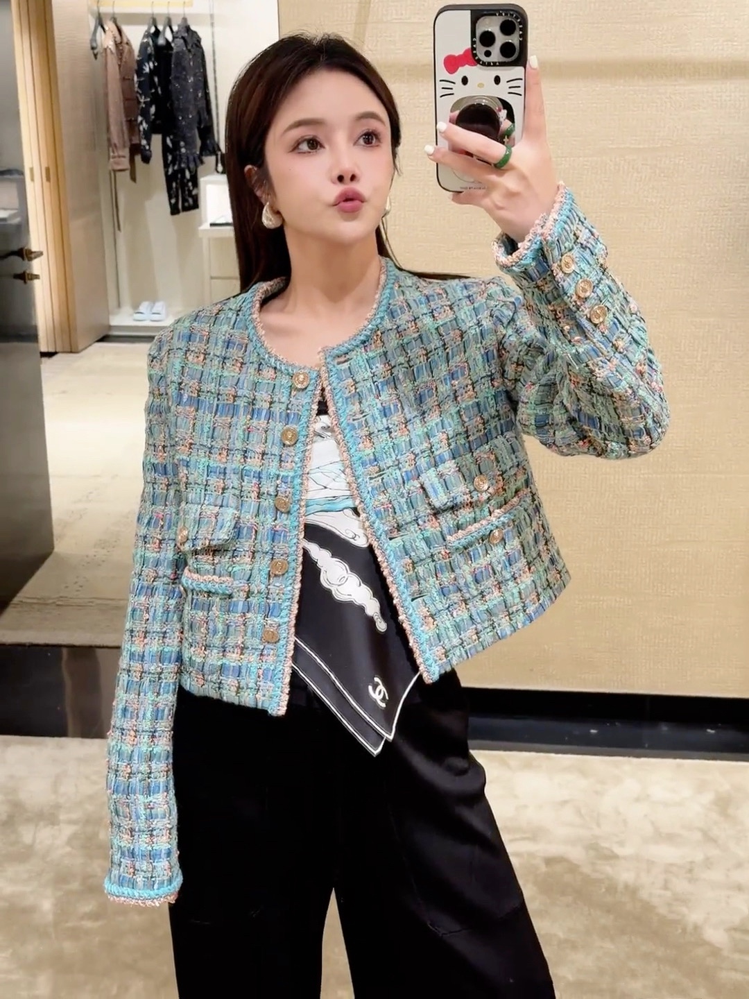 Chanel Inspired Tweed Jacket, Early Autumn Collection - Classic H Fit 2 i1750839578 2226 2
