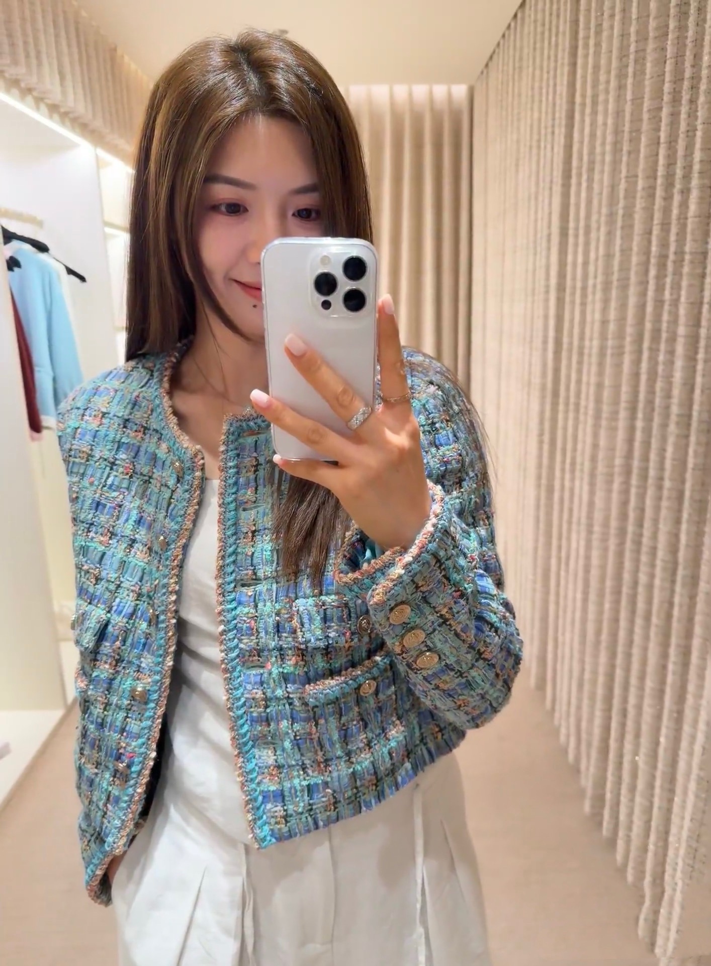 Chanel Inspired Tweed Jacket, Early Autumn Collection - Classic H Fit 7 i1750839578 4260 4