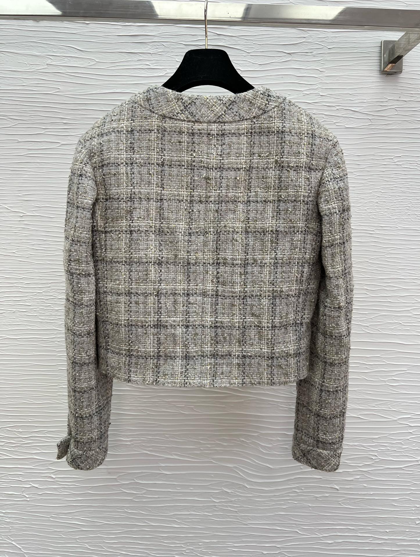 Elegant Tweed Jacket with Silk Lining & Gold Buttons - Inspired by CHAN*25 4 i1755588767 5640 1