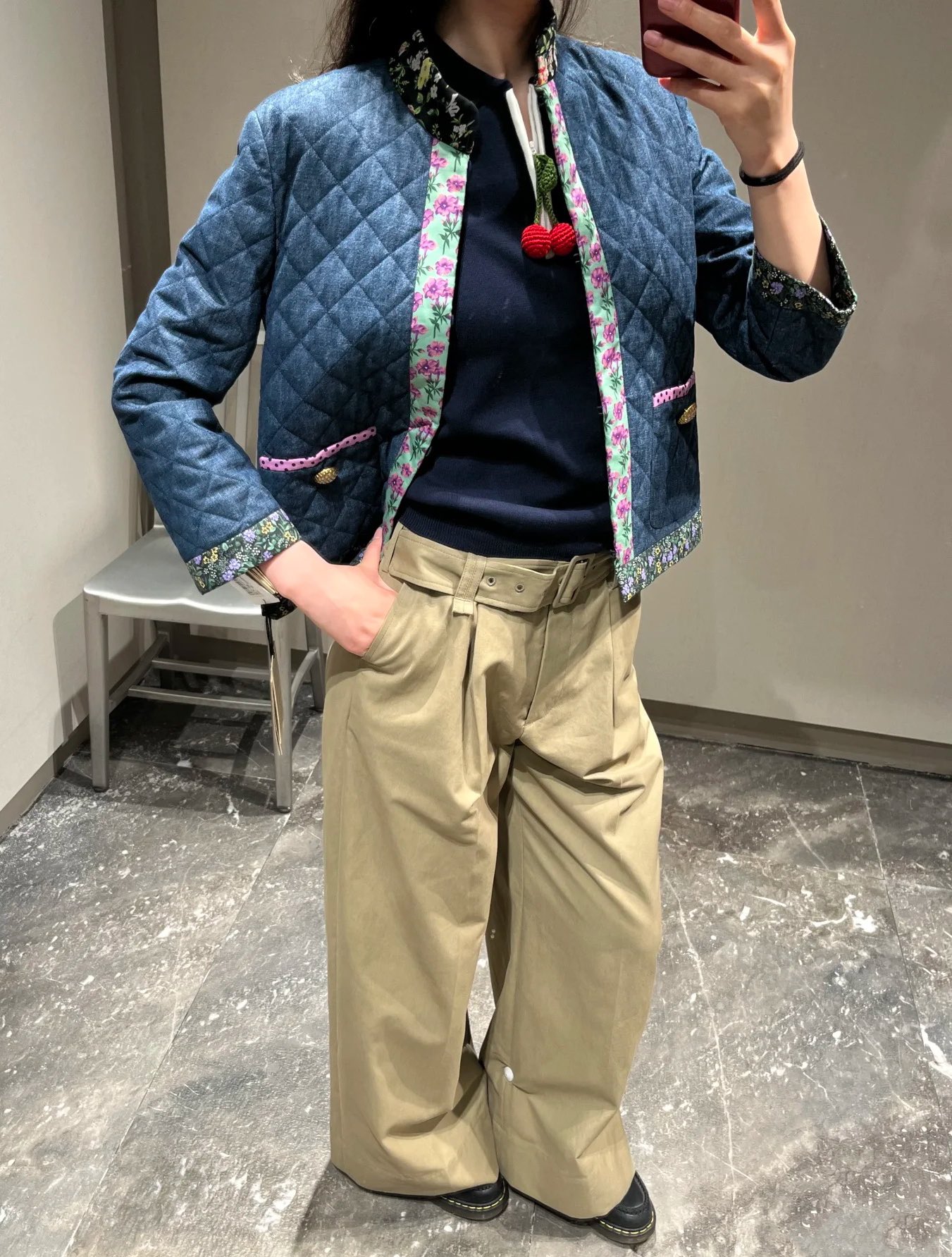 VT Denim Patchwork Padded Jacket - Fashionable & Youthful Winter Essential 3 i1755771450 8888 6
