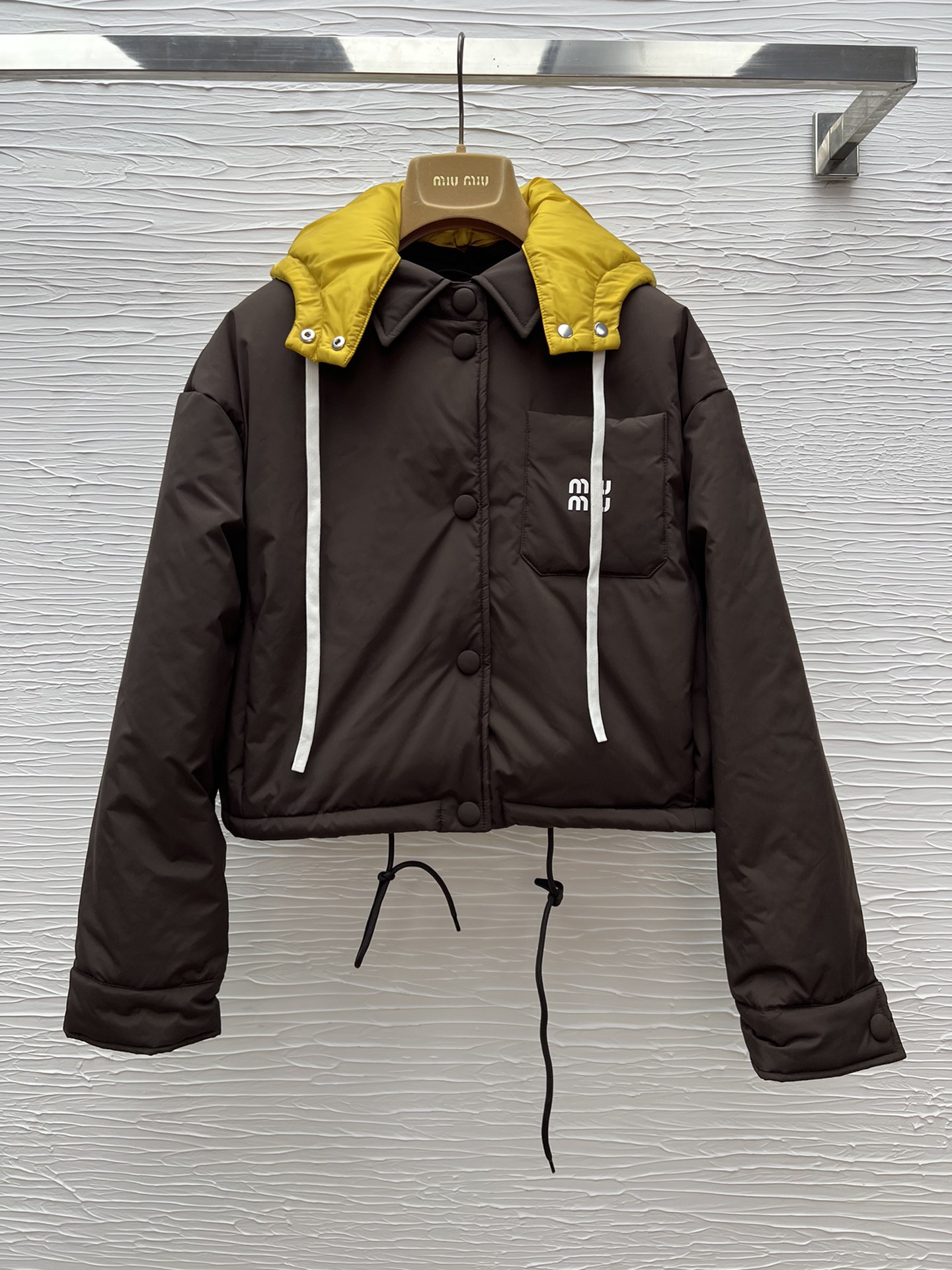 Miu Miu Women's Down Puffer Jacket with Hooded and Logo Detail 3 i1757159073 3422 8
