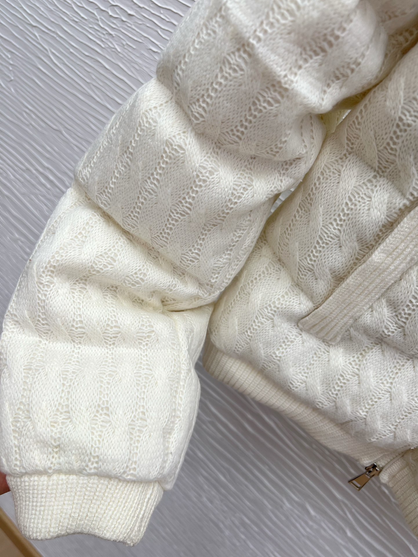 MO25 Women's Winter Down Jacket - Stand Collar, Knitted Outerwear 9 i1757401936 2685 0